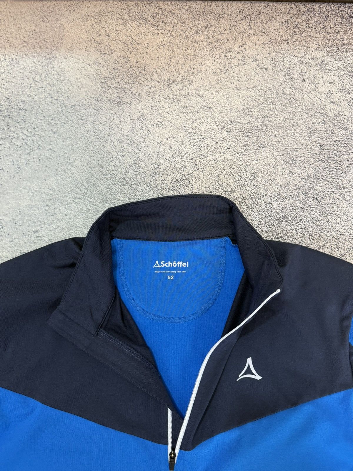 Other Schoffel Fiss Half Zip Pullover Men L Ski Base Layer Stretch Size US L / EU 52-54 / 3 - 7 Thumbnail