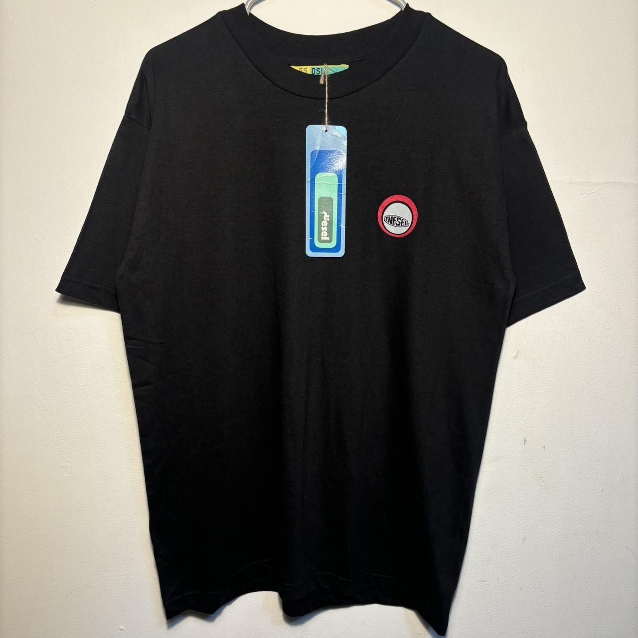 Vintage 90s Deadstock Diesel Black Logo T-Shirt