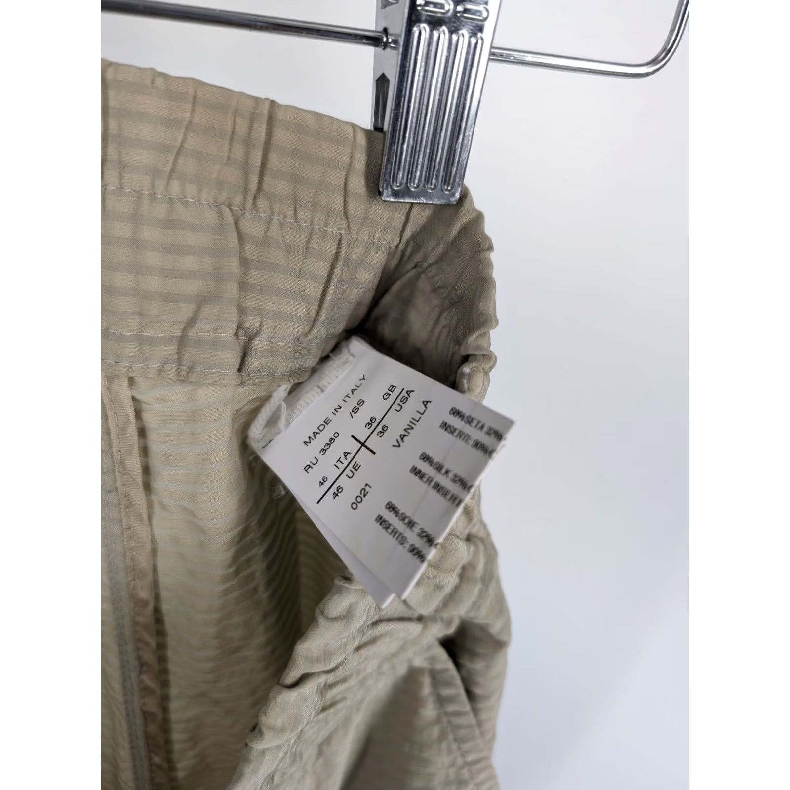 Rick Owens Rick Owens NASKA SS 12 Vanilla Silk Cotton Seersucker Jogger Pants Unisex Adults 46 30in Inseam Vanilla Seersucker Jogger Pants Mens Womens Size US 30 / EU 46 - 7 Thumbnail