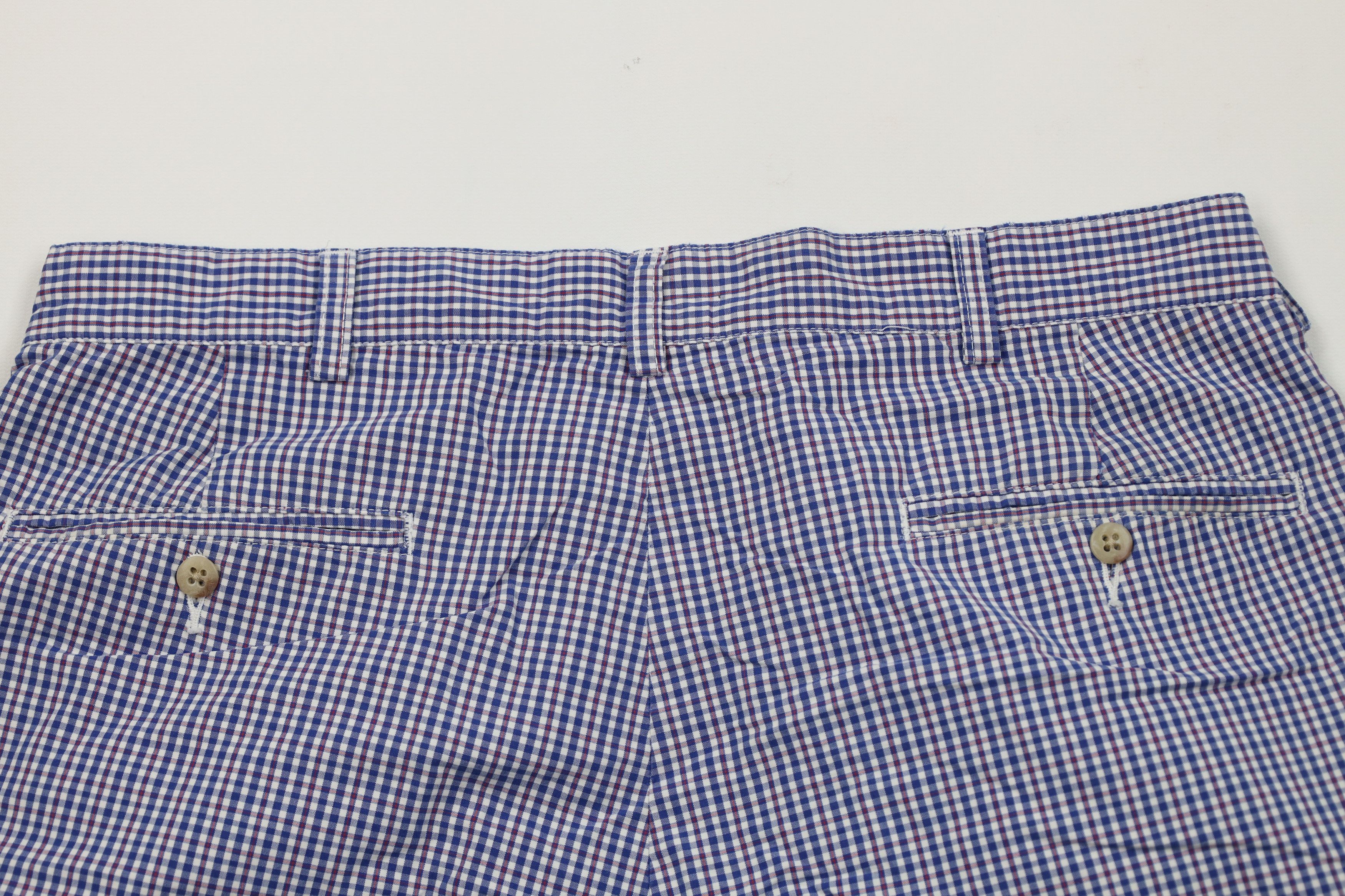 Ralph Lauren Vintage 90s Ralph Lauren Golf Chino Shorts Plaid Cotton Size US 34 / EU 50 - 11 Thumbnail