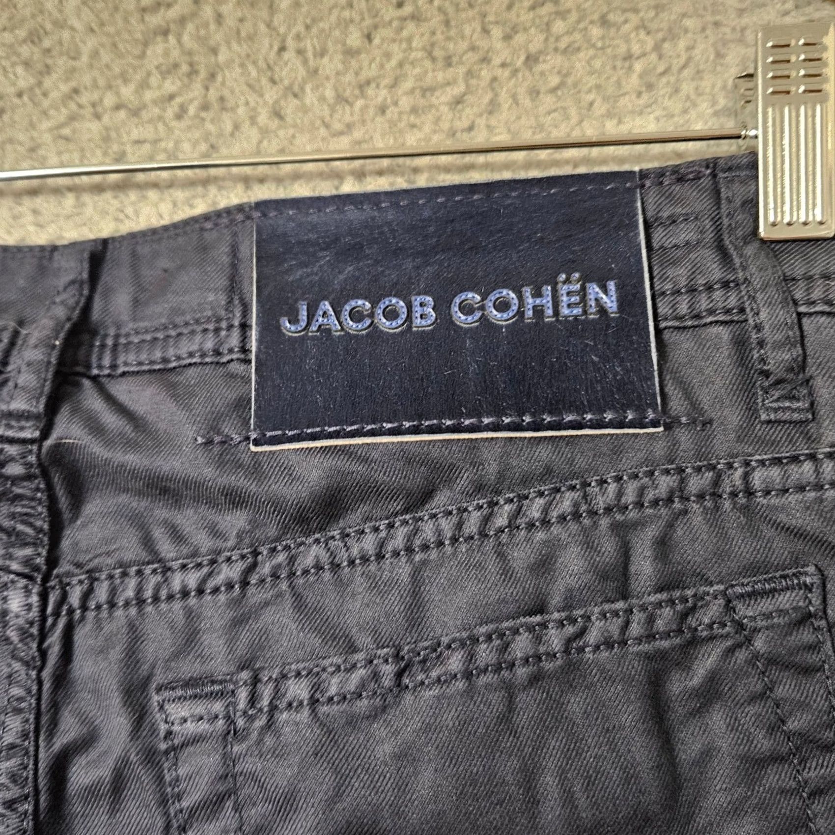 Jacob Cohen Jacob Cohen Bard Classic Chino Pants Trousers Cotton Stretch Slim Blue 32x26 Size US 32 / EU 48 - 3 Thumbnail