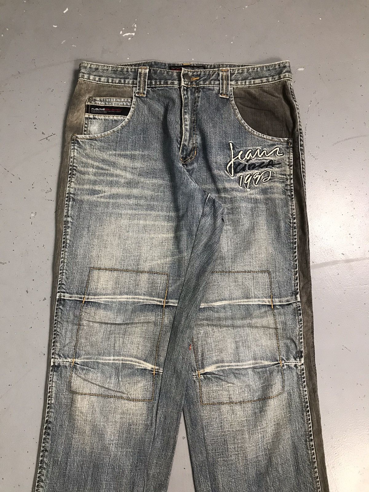 Fubu Rare vintage Fubu apparel company 1992 SpellOut denim Size US 34 / EU 50 - 4 Thumbnail