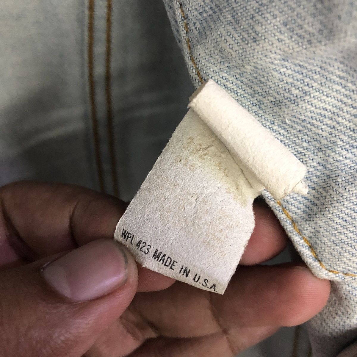 Levi's × Vintage Vintage Levis Light Wash Denim Trucker Jacket Size US S / EU 44-46 / 1 - 15 Thumbnail