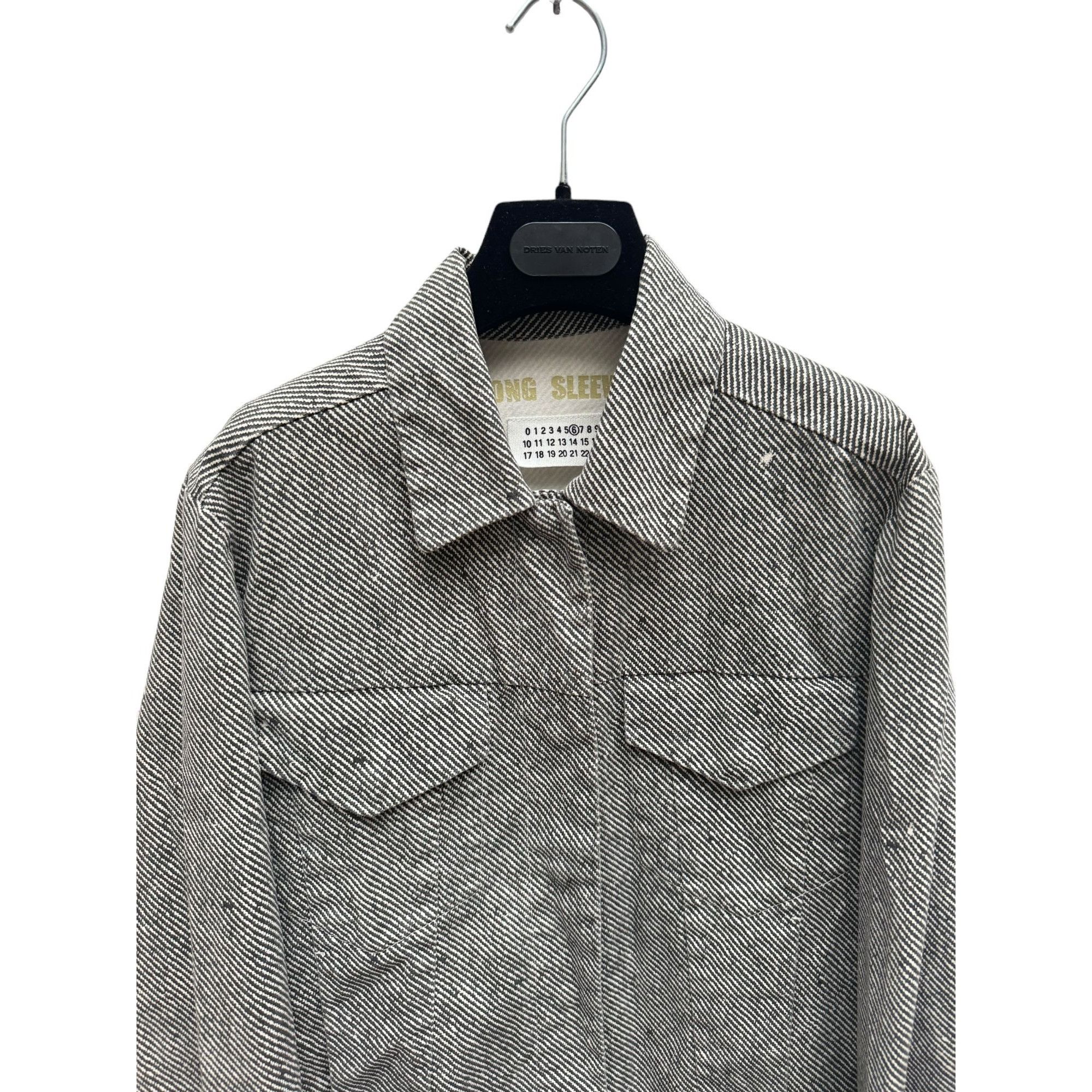Maison Margiela SS 2004 Vintage Grey Cotton Jacket Size M / US 6-8 / IT 42-44 - 2 Thumbnail