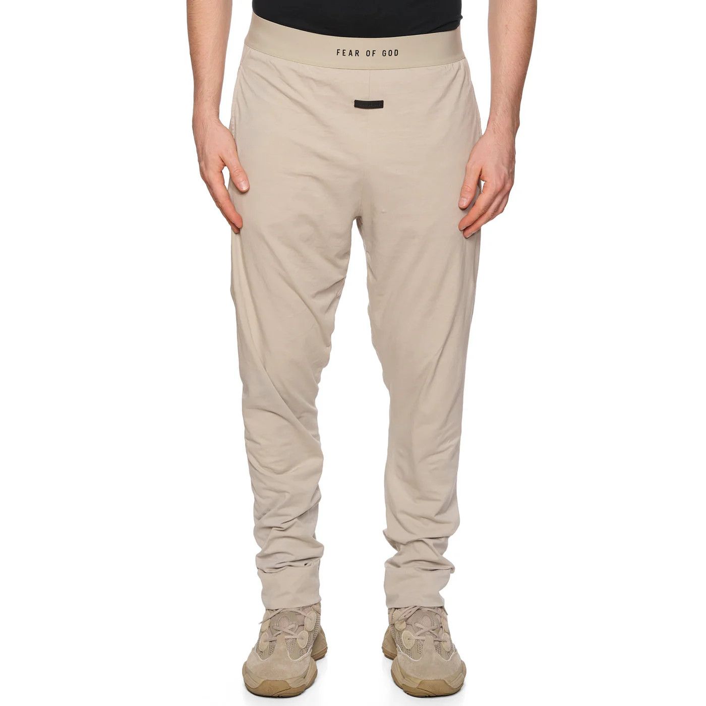 Fear of God FEAR OF GOD Waist Logo Beige Cotton Thermal Pants NEW Size L Size US 36 / EU 52 - 1 Thumbnail