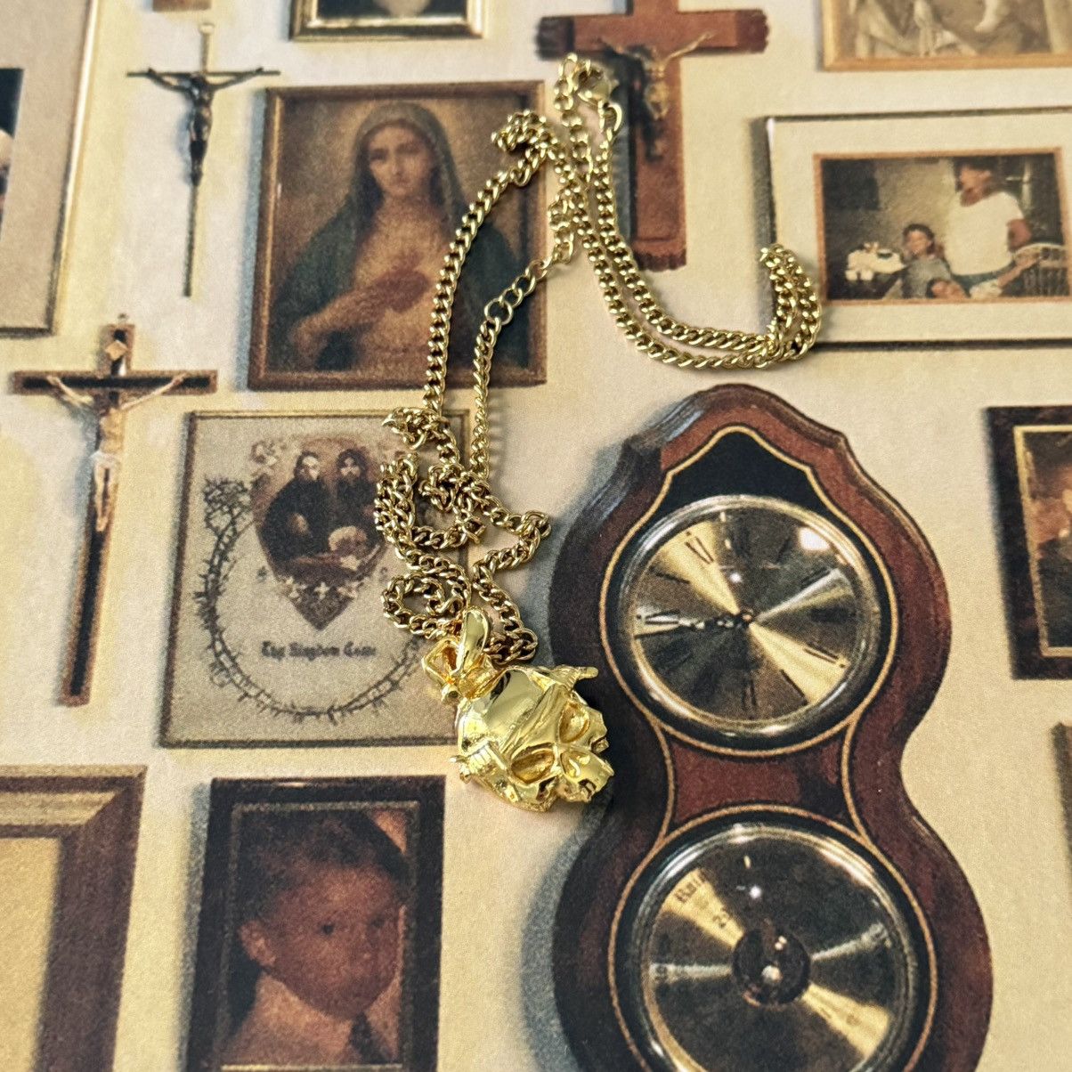 G59 Records G59 $UICIDEBOY$ SKULL PENDANT (GOLD) Size ONE SIZE - 2 Thumbnail