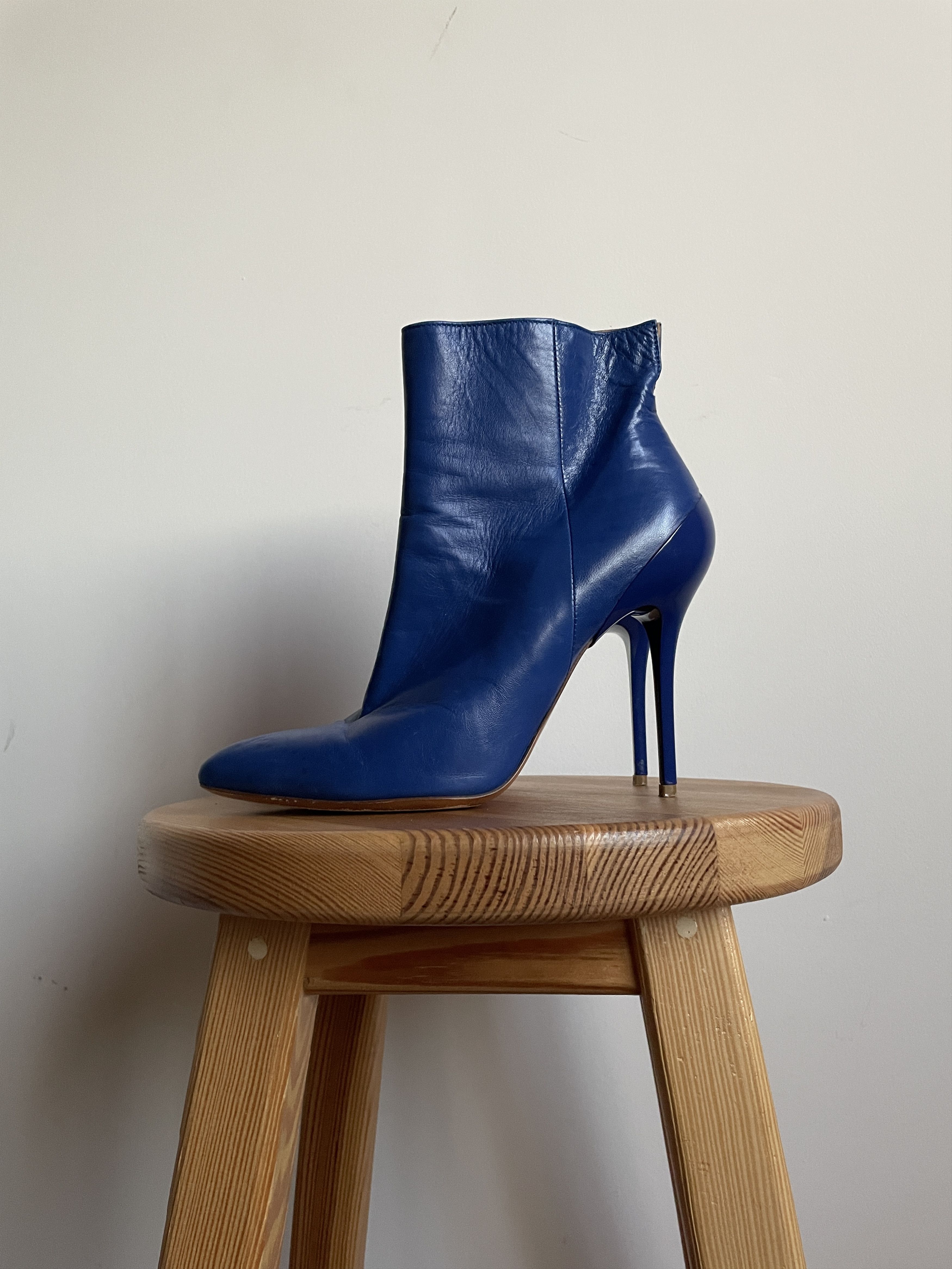 Maison Margiela Maison Margiela Leather Heeled Ankle Booties Size EUR 38 Size US 8 / IT 38 - 1 Thumbnail
