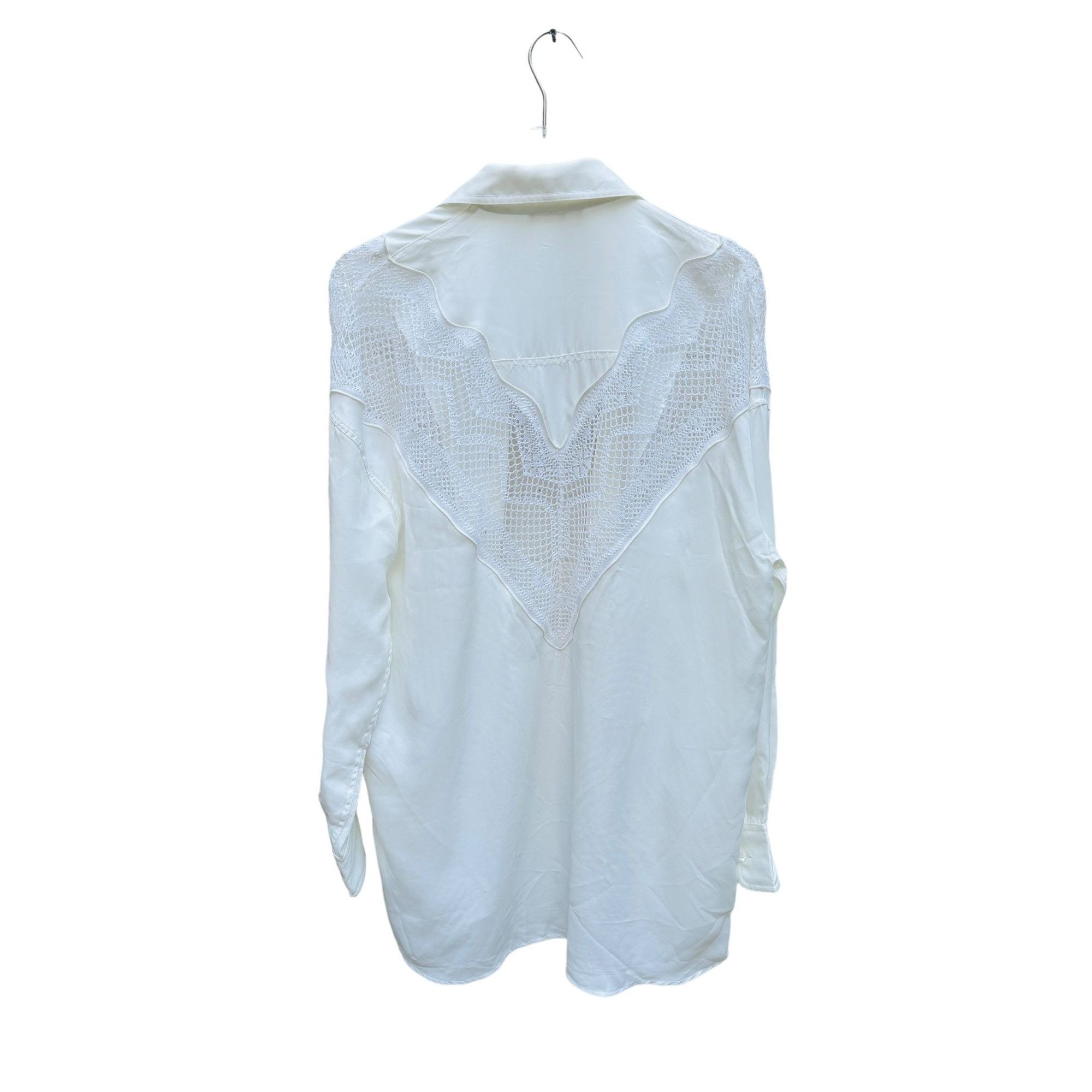 Celine Phoebe Philo SS 2018 White Button down shirt Size XS / US 0-2 / IT 36-38 - 5 Thumbnail