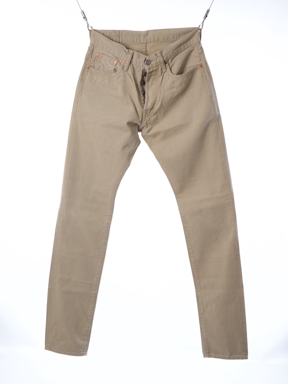 Pure Blue Japan Pure Blue Japan Selvedge Beige Pants Jeans Size US 29 - 8 Thumbnail