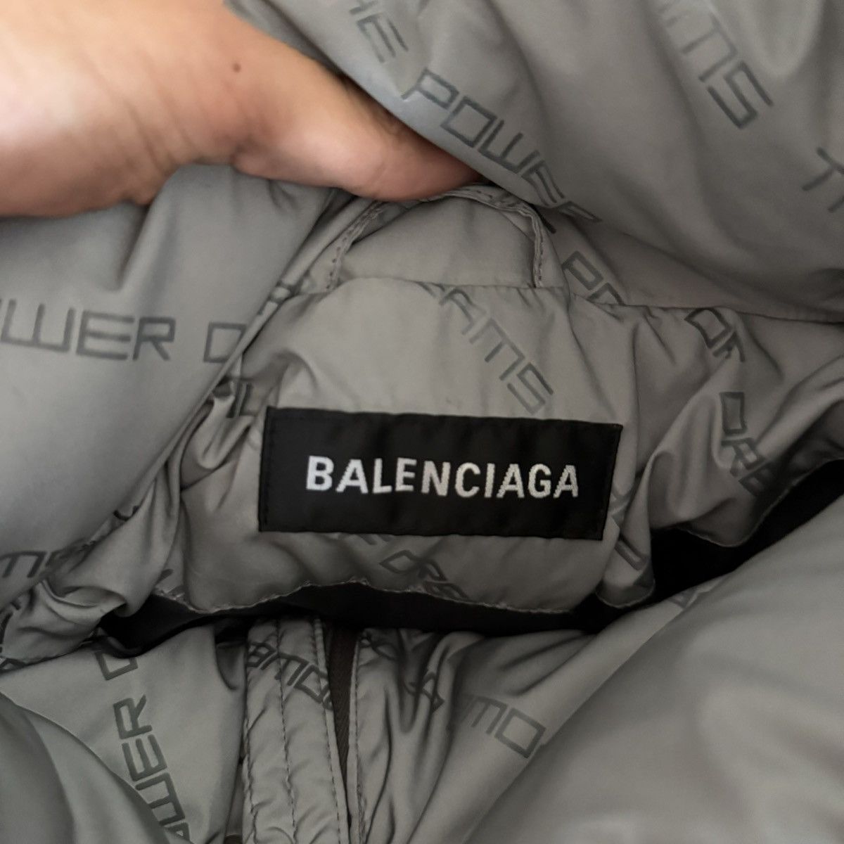 Balenciaga Balenciaga Reflective Power of Dreams Puffer Jacket Size US L / EU 52-54 / 3 - 4 Thumbnail