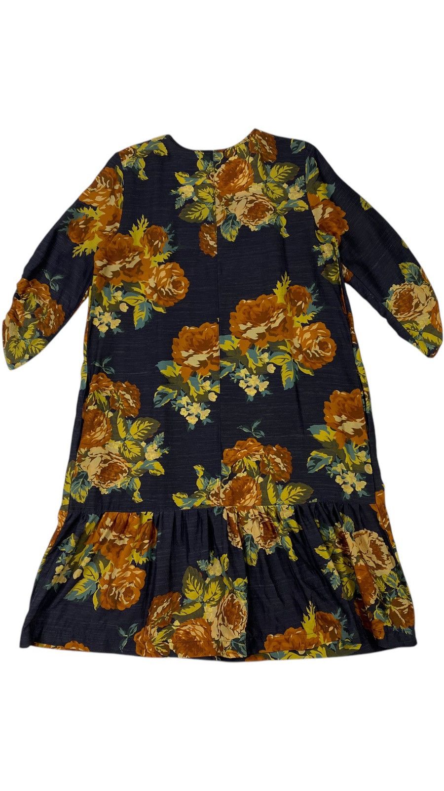 Other Momoni Italy Wool Silk Flowers Midi Dress With Pockets Size M / US 6-8 / IT 42-44 - 2 Thumbnail