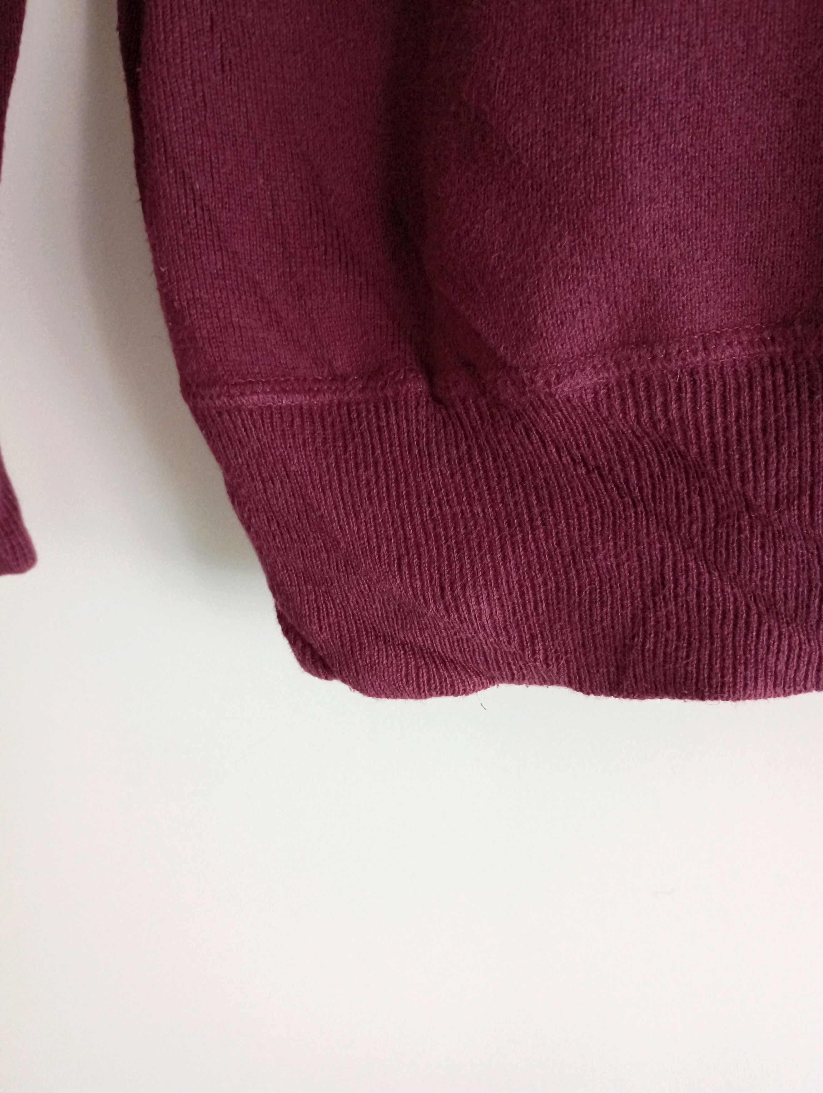 Polo Ralph Lauren Vintage 90s Ralph Lauren Crewneck Sweatshirt Bugurundy Size US M / EU 48-50 / 2 - 8 Thumbnail