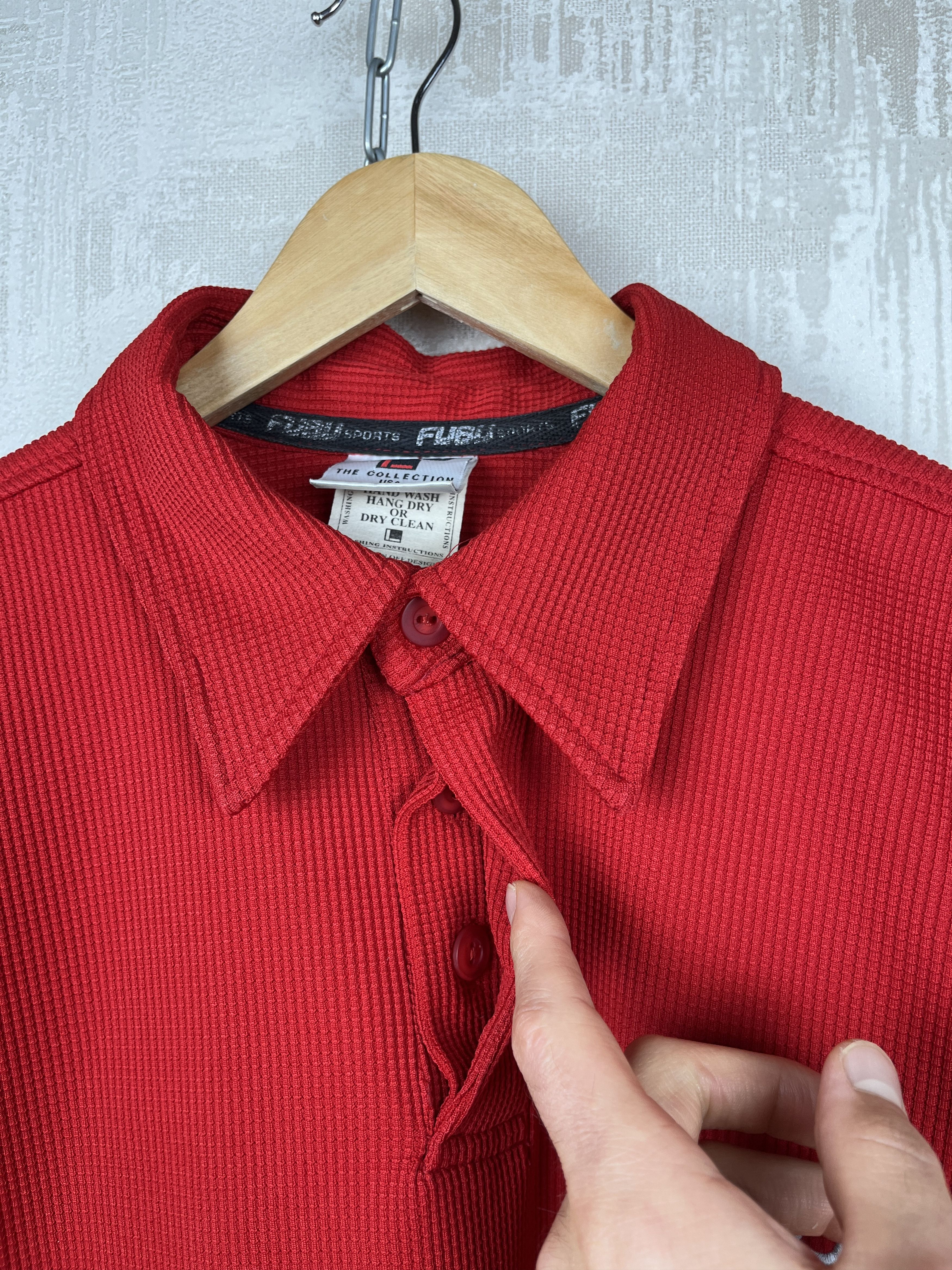 Fubu Vintage FUBU Sports Polo Rugby Shirt Long Sleeve Size US L / EU 52-54 / 3 - 12 Thumbnail