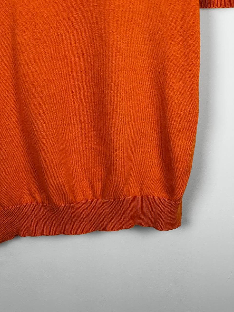 Alpha Studio Alpha Studio Luxury Camp Collar Orange Summer Polo Size US M / EU 48-50 / 2 - 7 Thumbnail