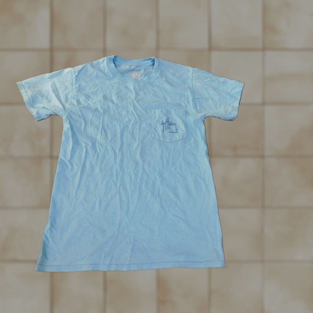 Guy Harvey Guy Harvey T-Shirt Mens Small Blue Pocket Fish Beach Graphic Crew Neck Short Sleeve Cotton Logo Vintage No Size US S / EU 44-46 / 1 - 1 Thumbnail