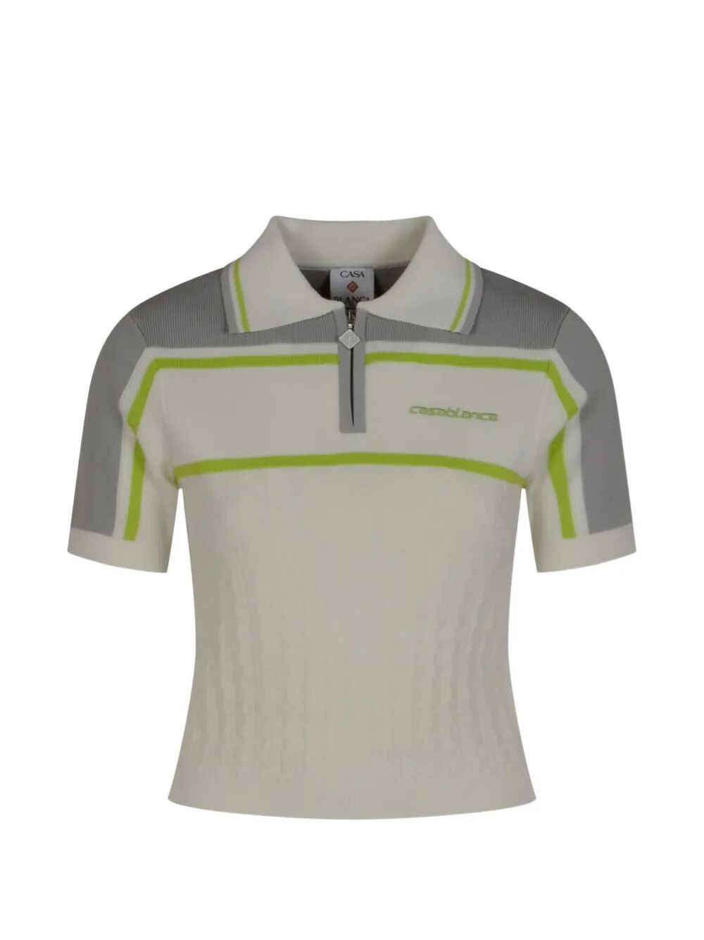 Casablanca "TENNIS POLO" CROPPED SHIRT Size M / US 6-8 / IT 42-44 - 1 Thumbnail