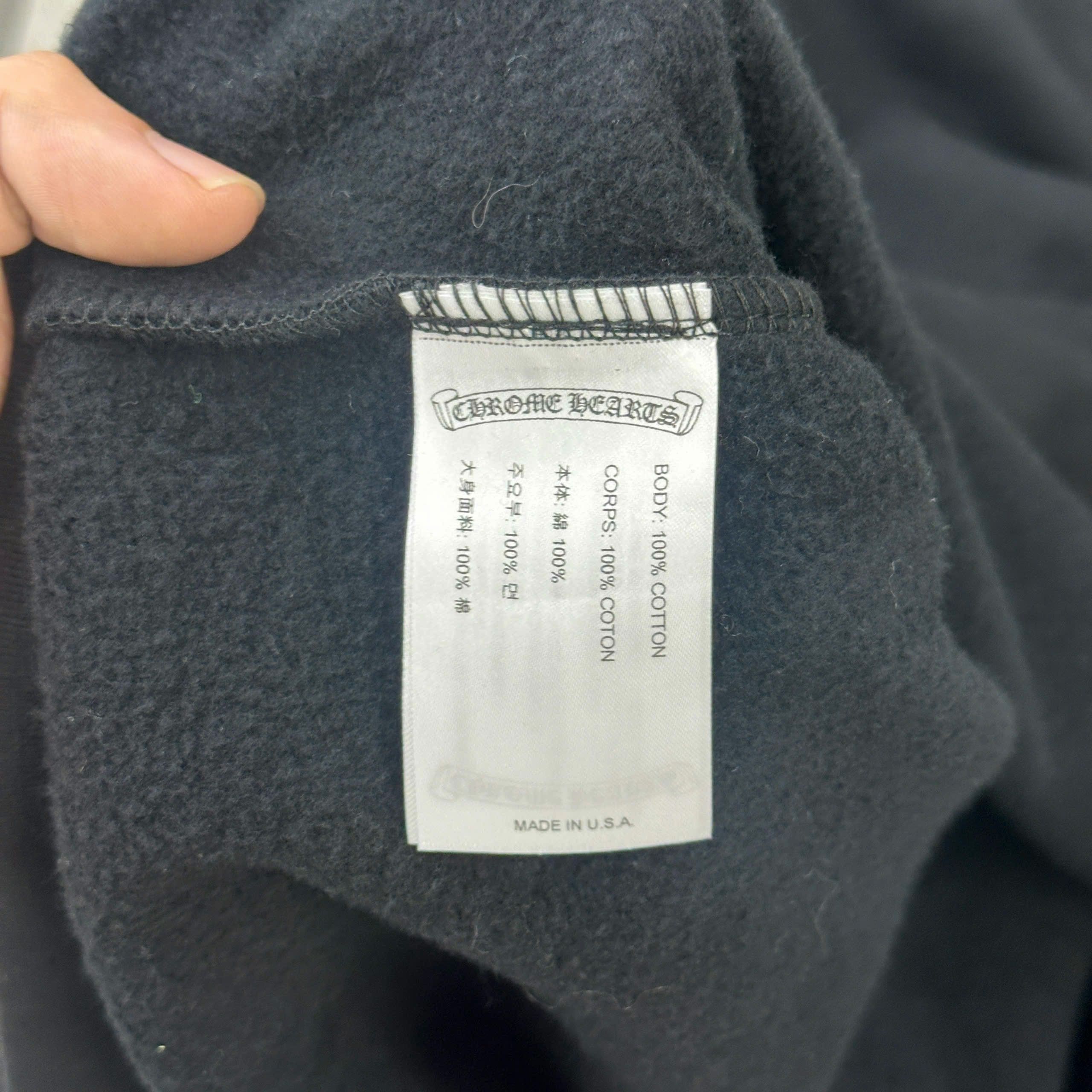 Chrome Hearts Chrome Hearts sweater black horeshoe Size US XL / EU 56 / 4 - 10 Thumbnail