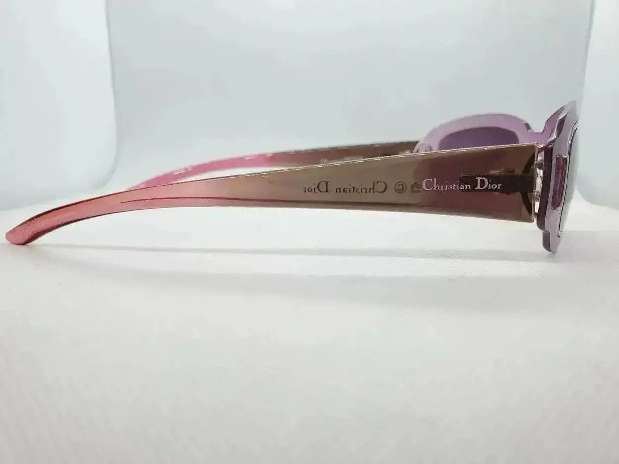 Dior × Vintage DIOR Sunglasses Working Girl Rectangle Wrap Shield Ski Y2K Size ONE SIZE - 5 Thumbnail