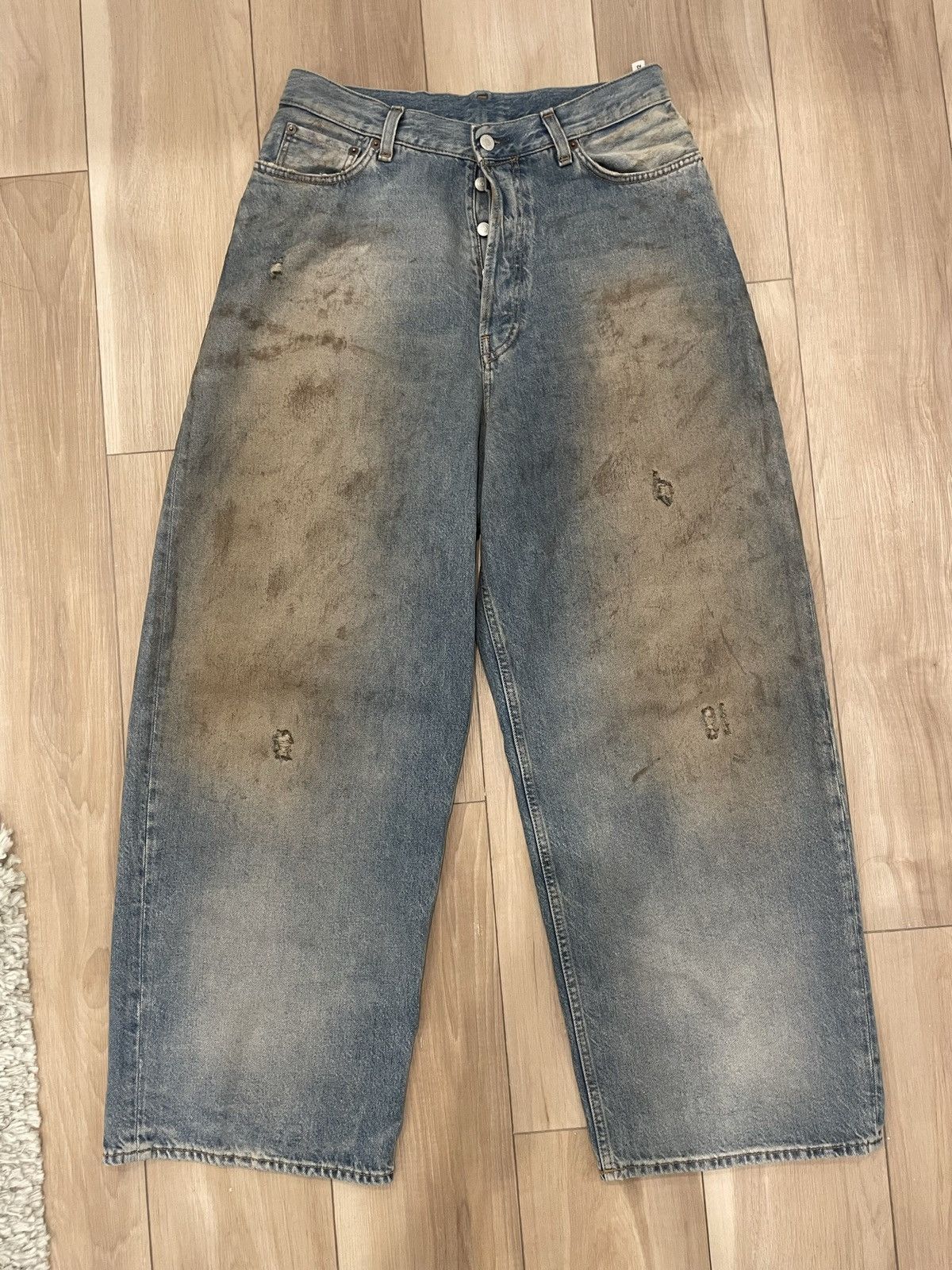 Acne Studios ACNE STUDIOS 2023 Super Baggy Mud Wash Jeans Acne Studios ACNE STUDIOS 2023 Super Baggy Mud Wash Jeans