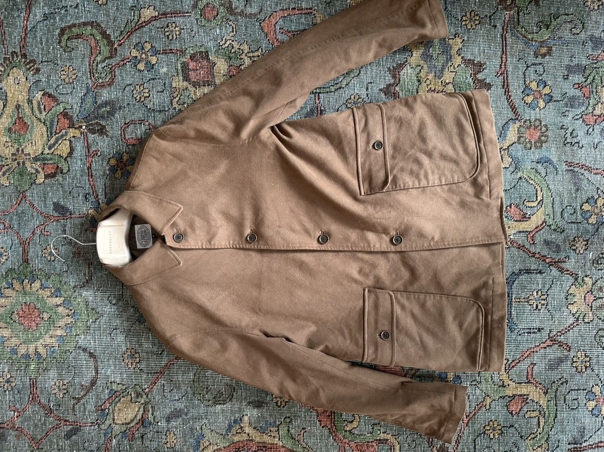 J. Press J. Press Japan Suede Field Jacket - Camel / Tan - Medium Size US M / EU 48-50 / 2 - 1 Thumbnail