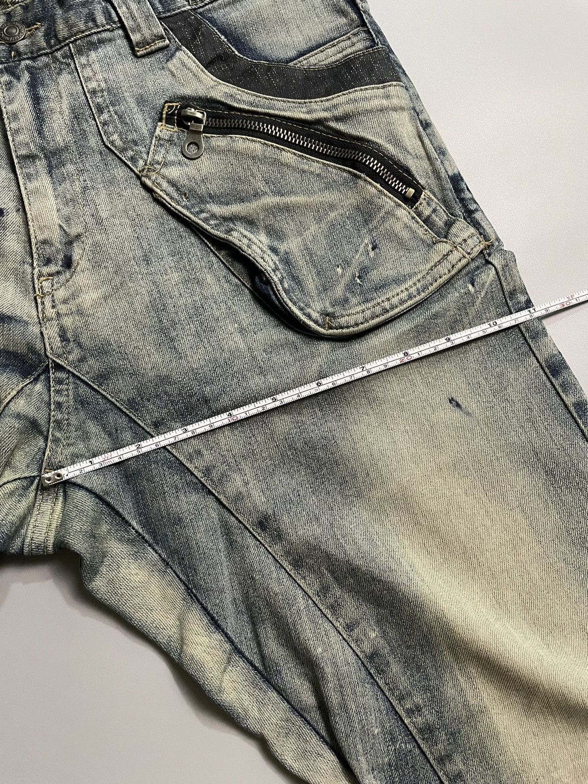 PPFM PPFM Padded Pocket Curved Leg Denim Size US 32 / EU 48 - 21 Thumbnail