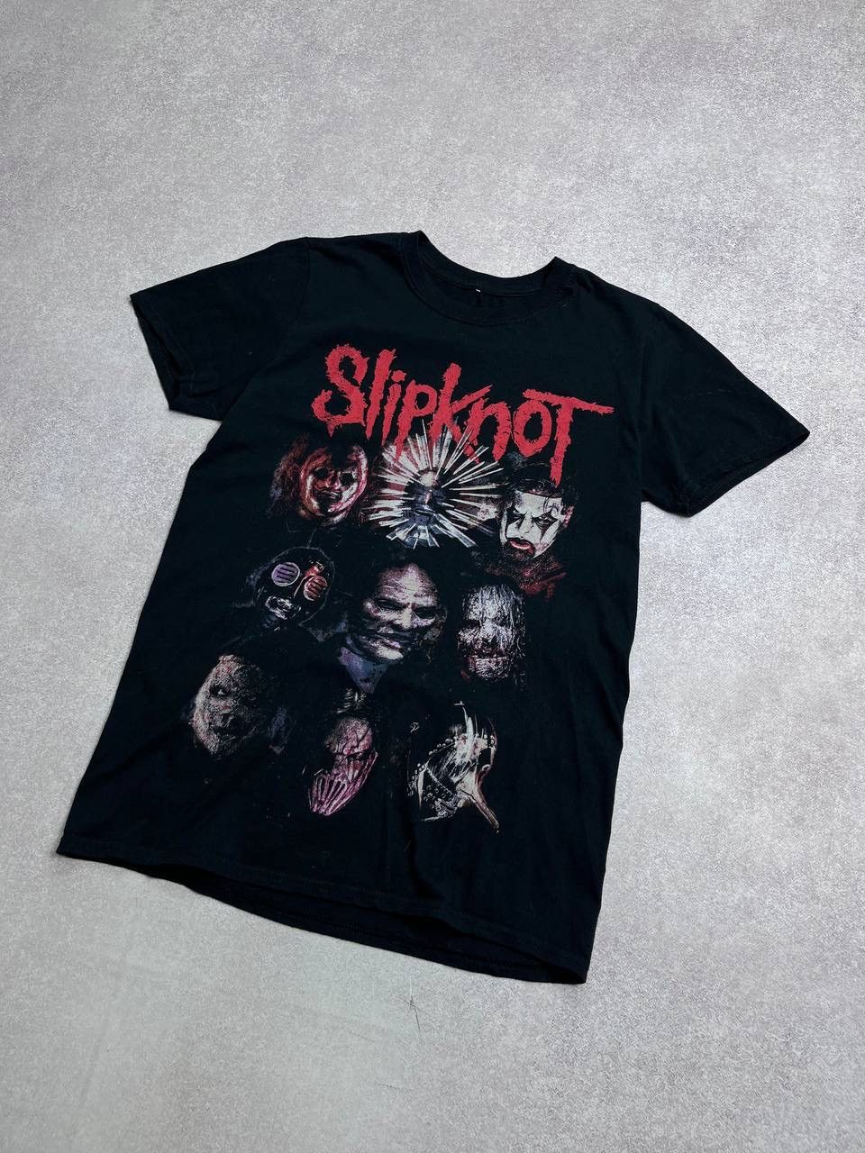 Band Tees Vintage Slipknot Masks Boxy T-shirt S Y2K Size US S / EU 44-46 / 1 - 2 Thumbnail