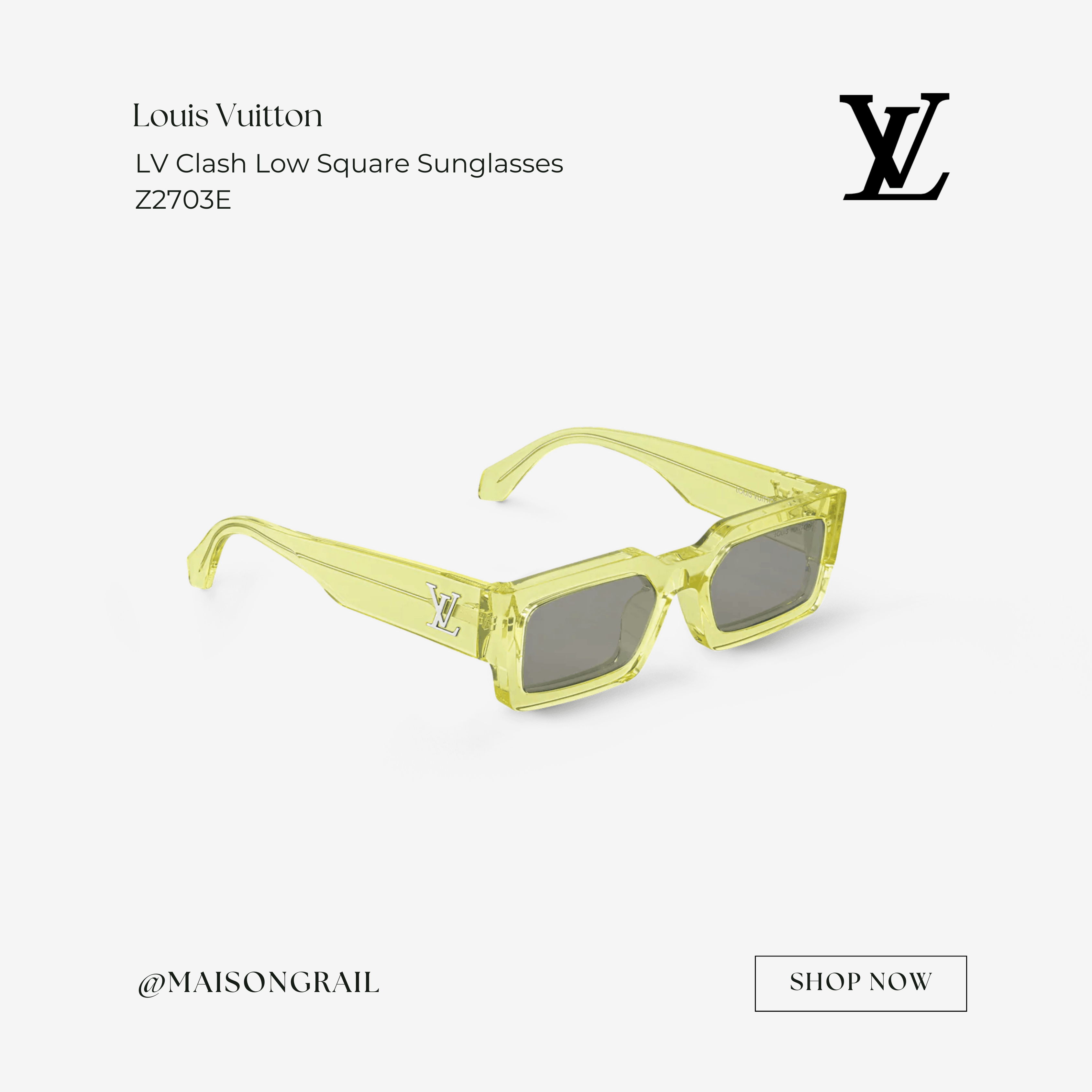 Louis Vuitton LOUIS VUITTON CLASH LOW SQUARE SUNGLASSES Size ONE SIZE - 1 Thumbnail