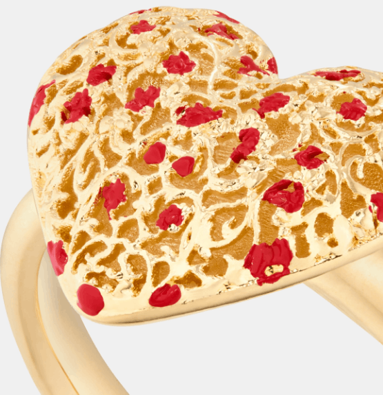 Dior o1w1db10126 R2366W Size : OS / Ring in Gold/Red Size ONE SIZE - 4 Thumbnail
