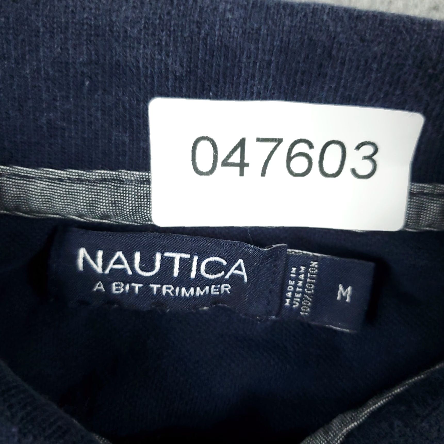 Nautica Nautica Polo Shirt Adult Medium Blue Solid Short Sleeve Casual Mens Size US M / EU 48-50 / 2 - 8 Thumbnail