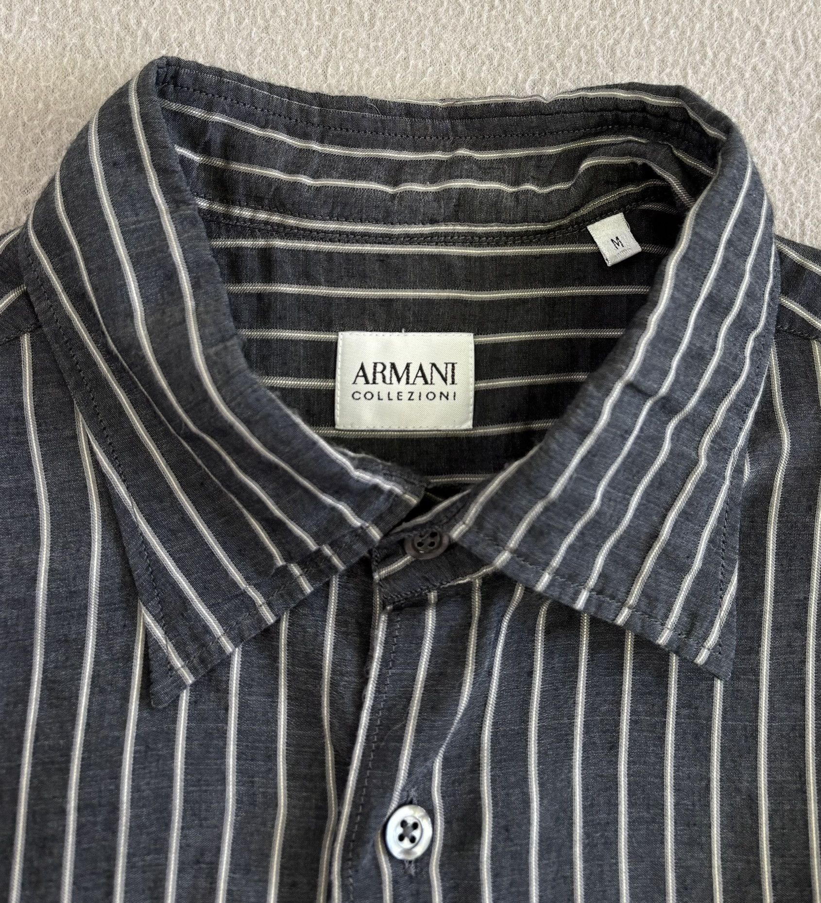 Armani Collezioni Armani Collezioni Black shirt Viscose, Silk Medium Size US M / EU 48-50 / 2 - 13 Thumbnail