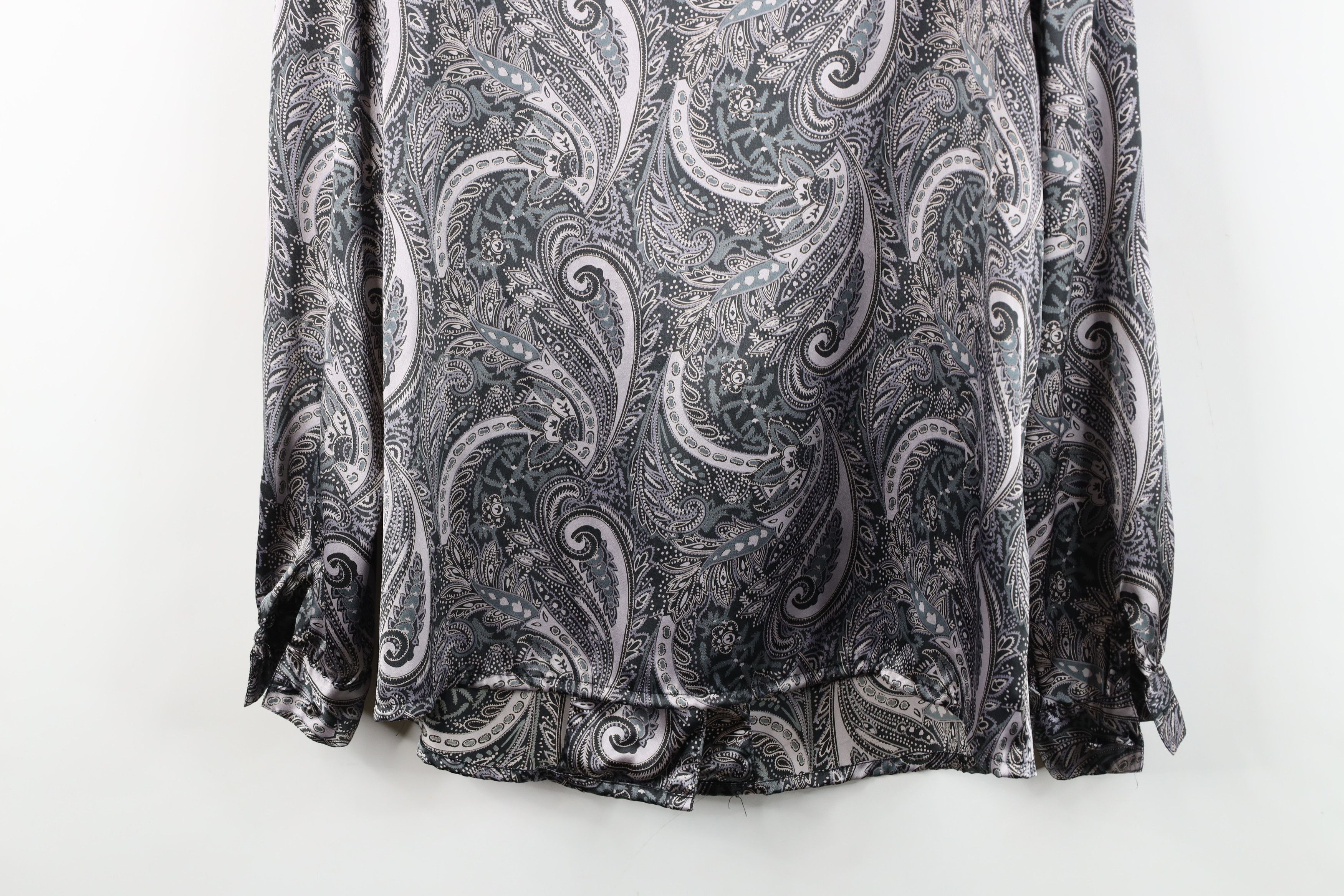 Vintage Vintage 80s 90s Streetwear Paisley Blazer Shirt Jacket USA Size XL / US 12-14 / IT 48-50 - 13 Thumbnail