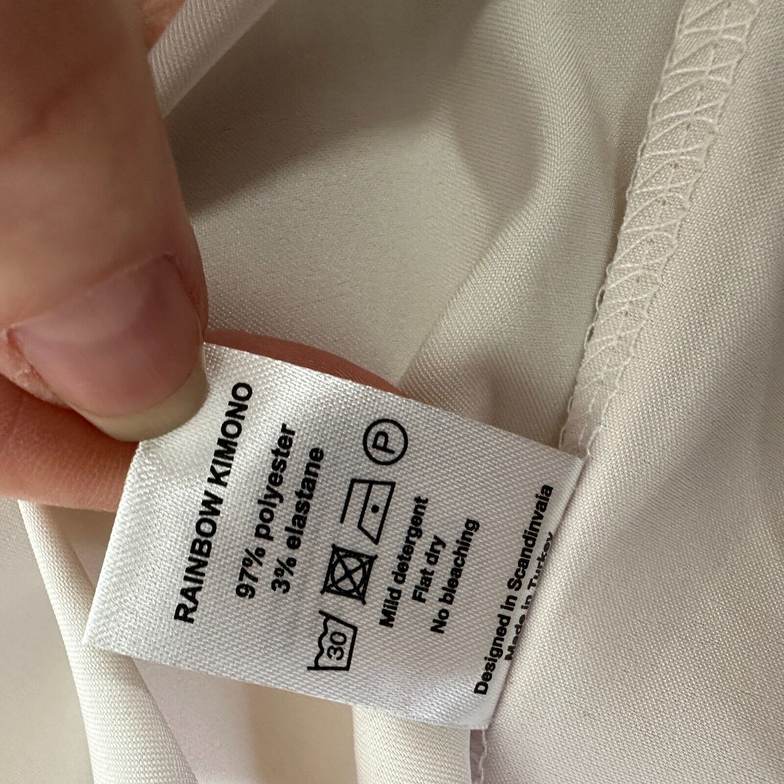 Other NWT OW Intimates Pastel Kimono Open Satin Tie Waist Robe S Size 27" / US 4 / IT 40 - 7 Thumbnail
