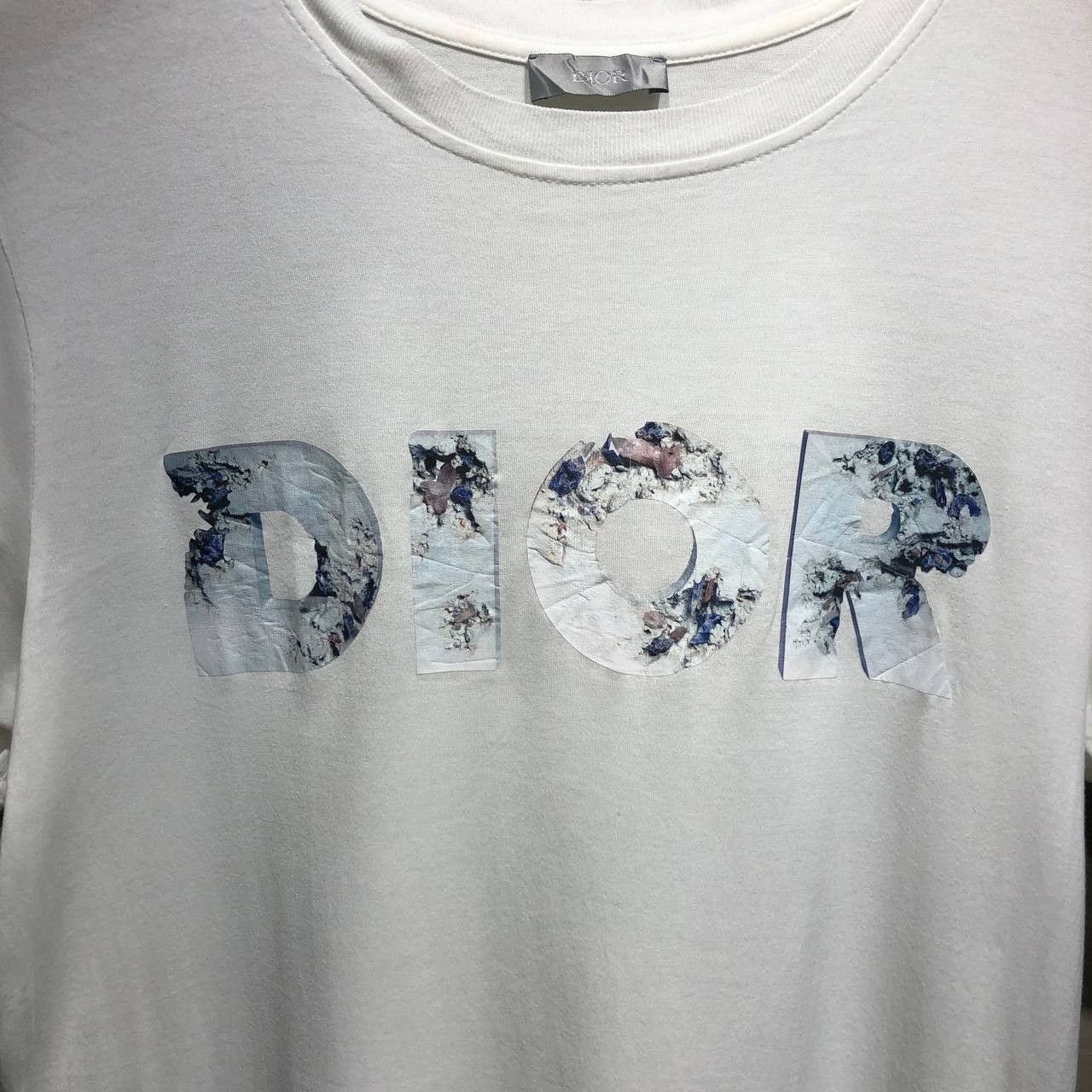Daniel Arsham × Dior Dior X Daniel Arsham Eroded Logo tee Size US S / EU 44-46 / 1 - 2 Thumbnail