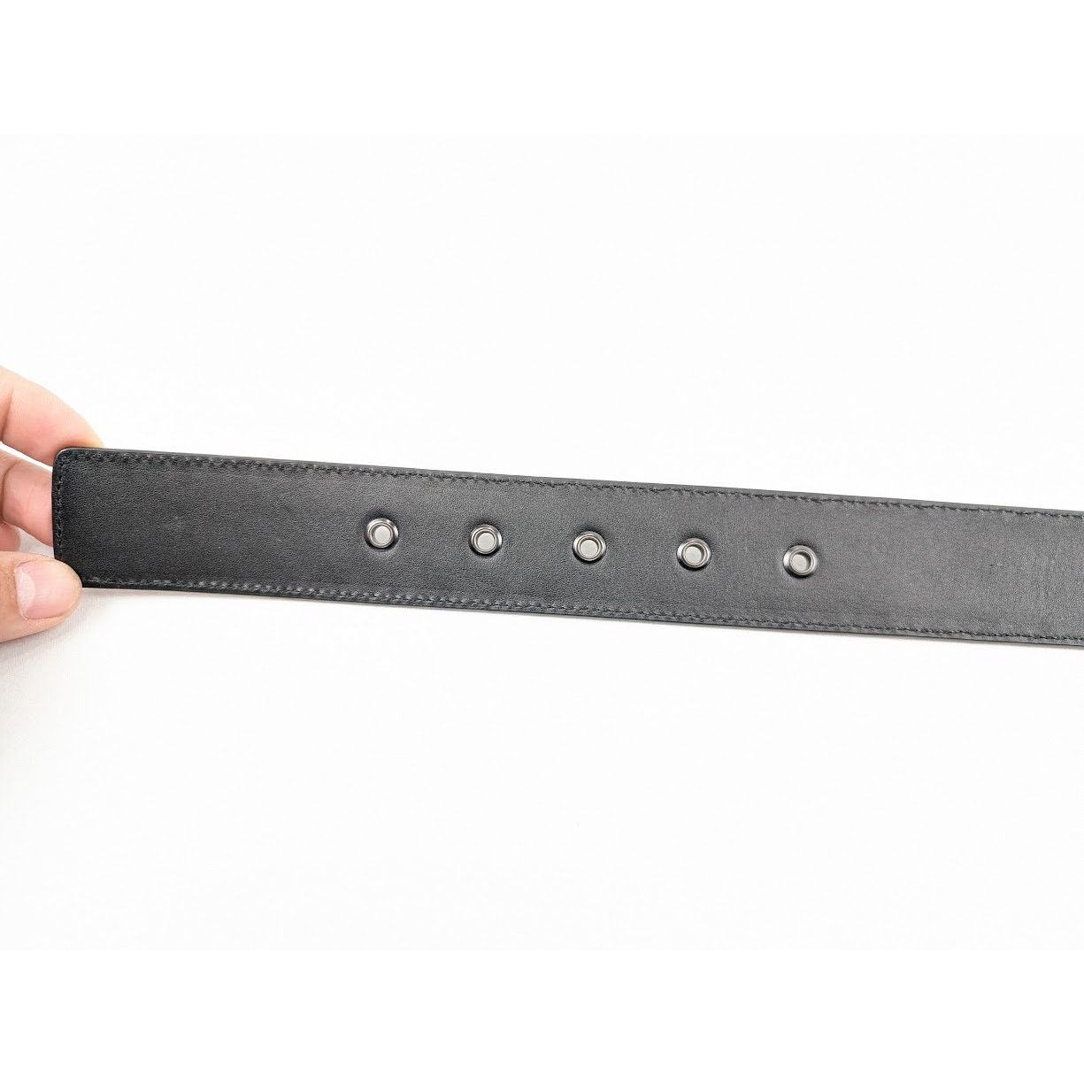 Bottega Veneta o1rshd1 Size: 115 / Intrecciato Belt in Black Size 44 - 12 Thumbnail