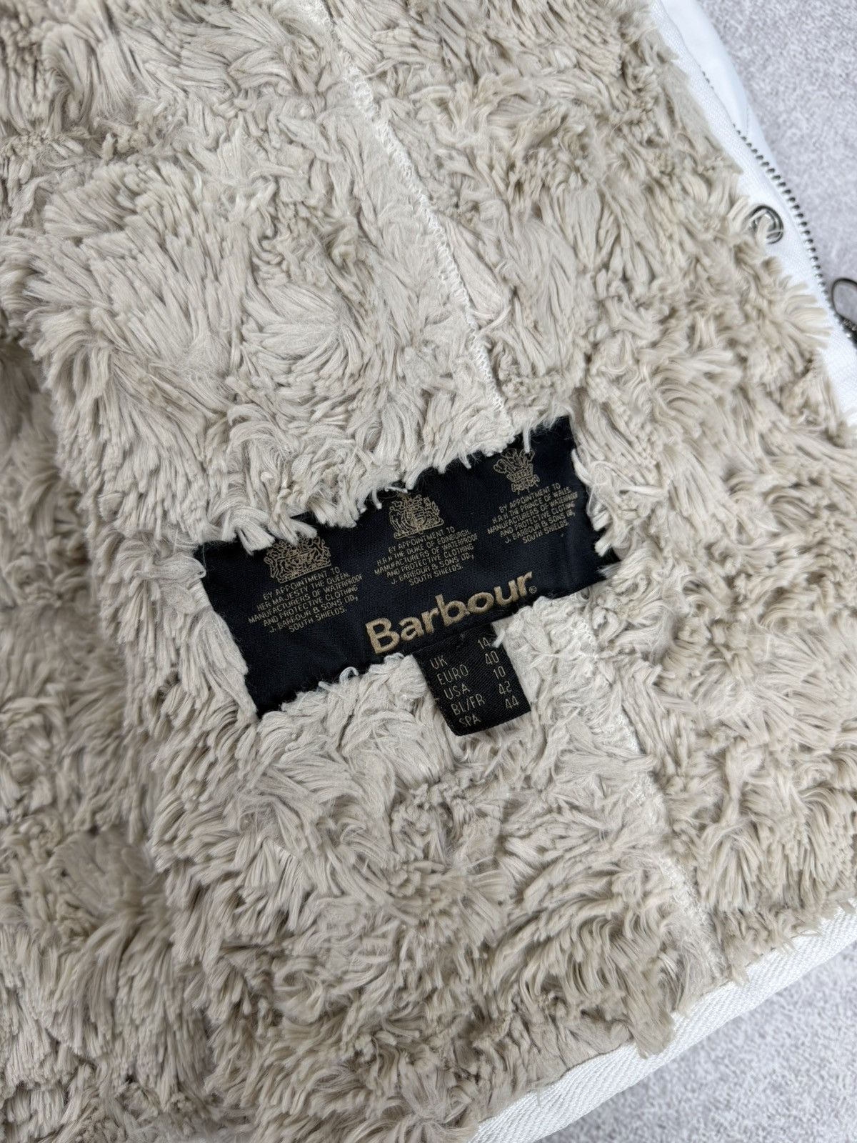 Barbour Barbour Winter International Polarquilt Jacket White Size L / US 10 / IT 46 - 10 Thumbnail