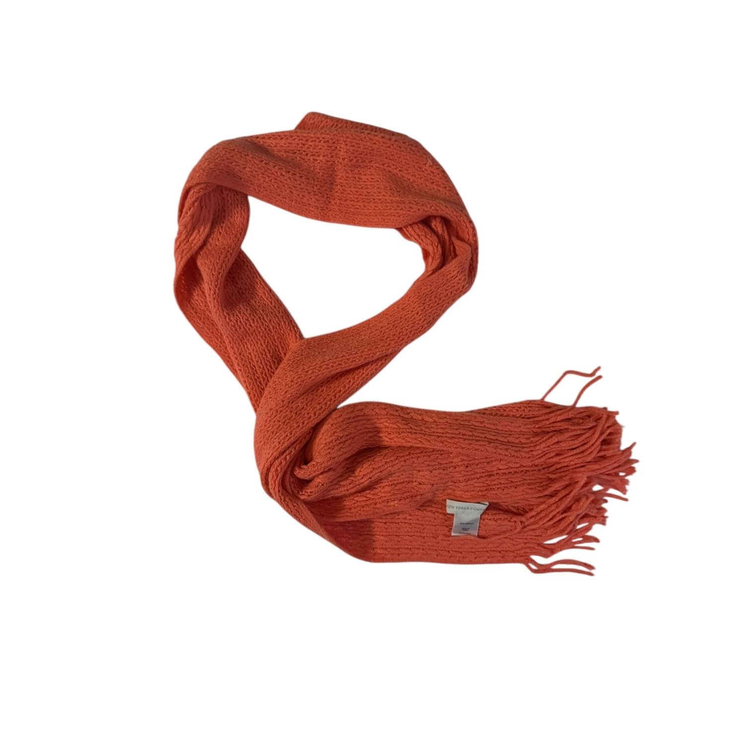 Other New York & Company Women’s Peach Colored Tasseled Scarf Size ONE SIZE - 1 Thumbnail