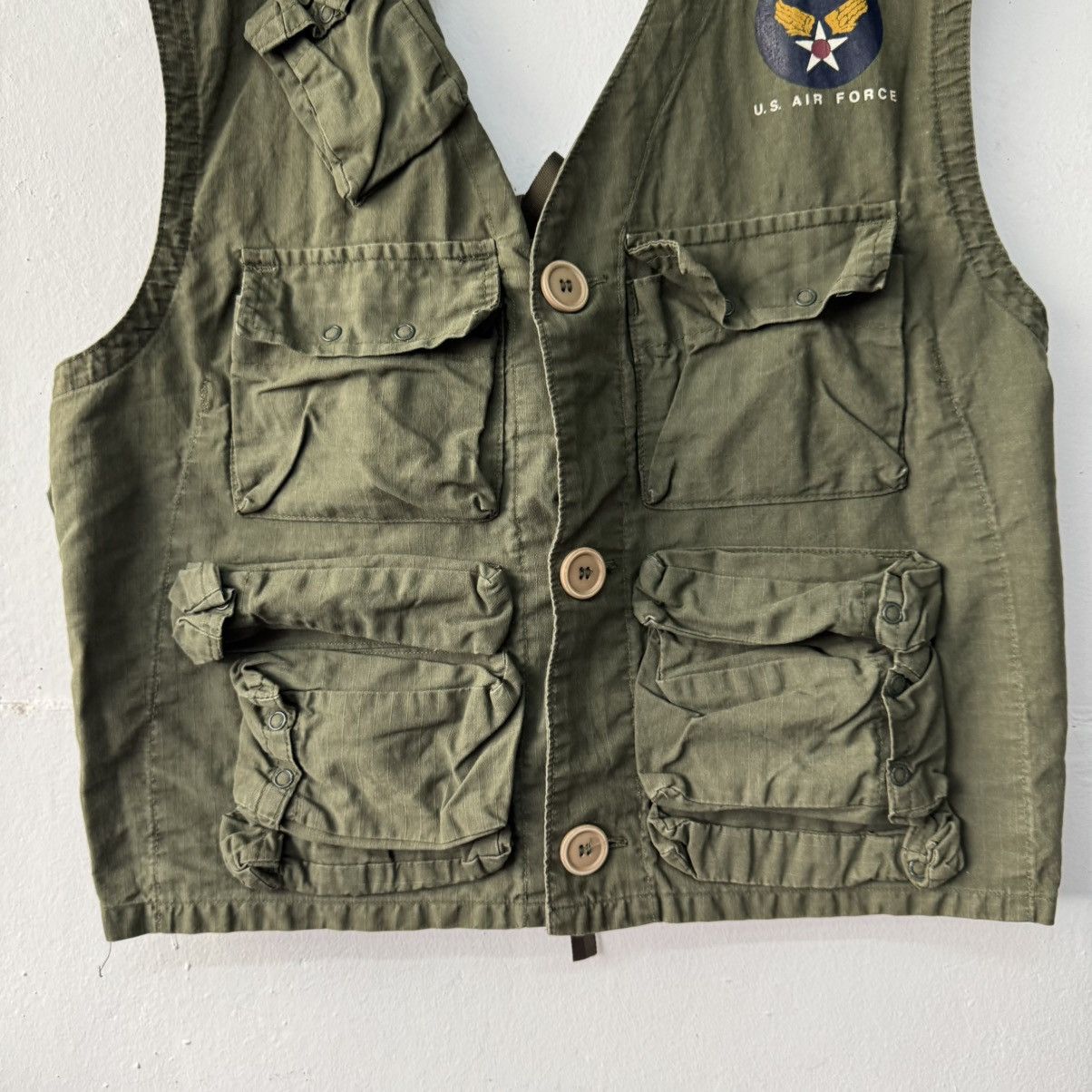 Vintage Vintage US Army Air Forces WWII Camco Multi-Pocket Vest Size US L / EU 52-54 / 3 - 4 Thumbnail