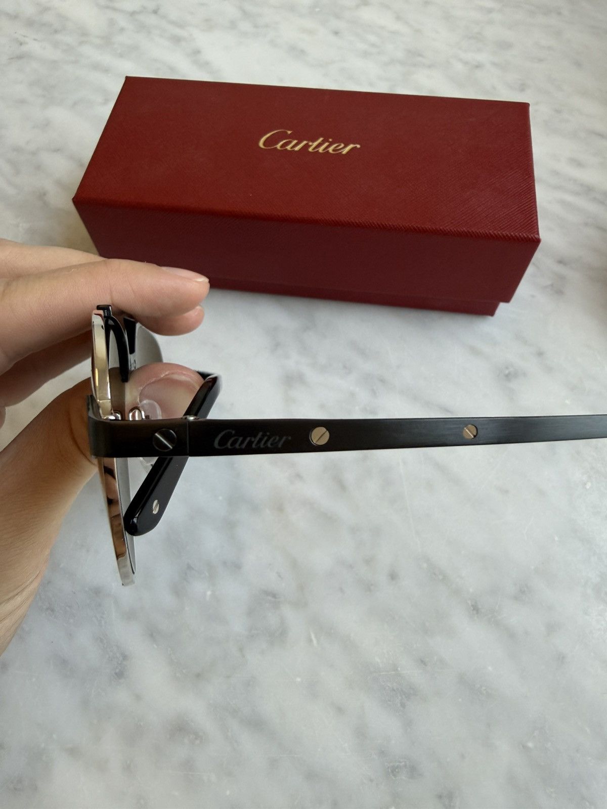 Cartier Cartier santos de Cartier aviators Size ONE SIZE - 6 Thumbnail