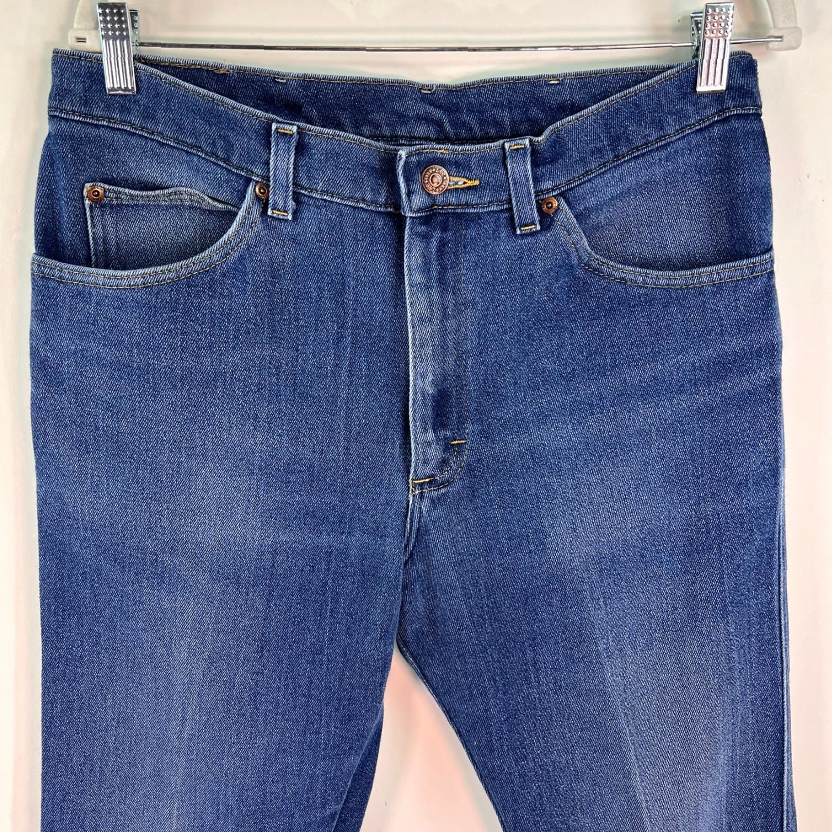 Lee VINTAGE Lee Jeans 36x29 Blue Straight Leg High Rise Relaxed USA Mens Size US 36 / EU 52 - 2 Thumbnail