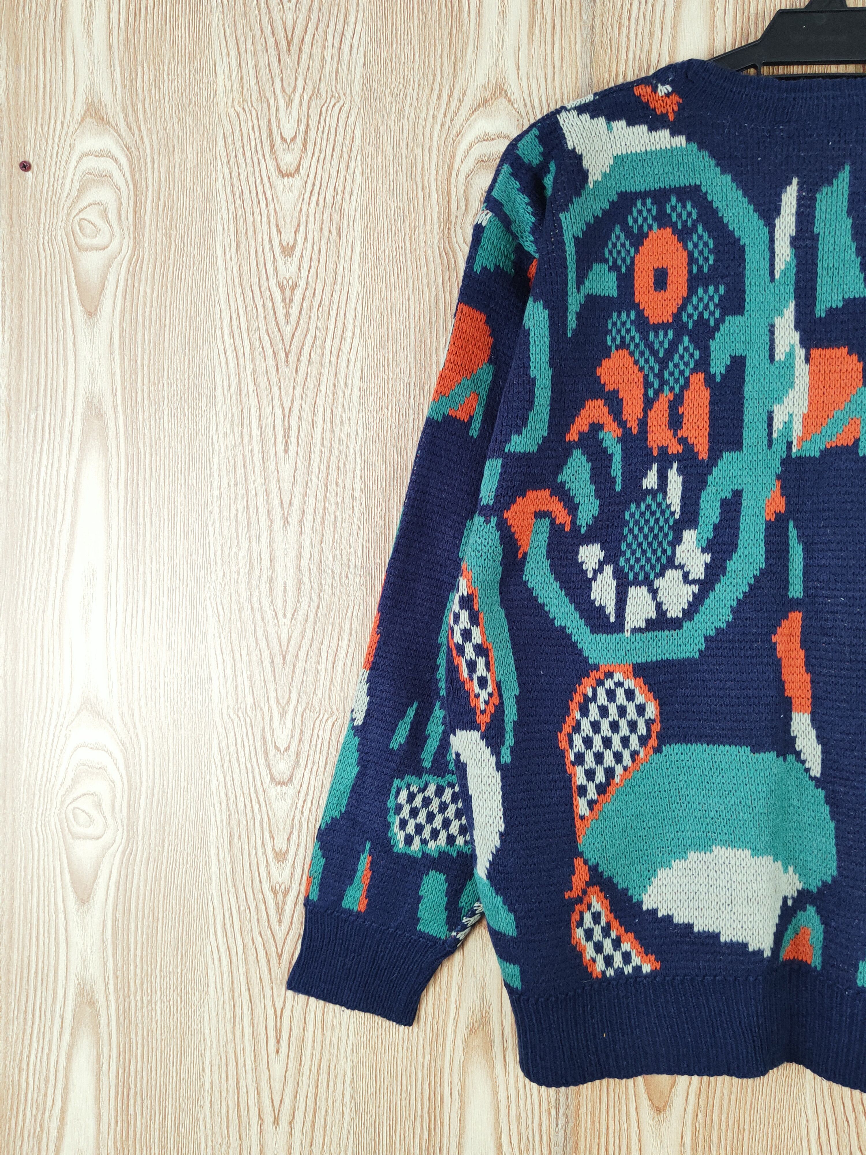 Homespun Knitwear DL Carlo Farini Dark Blue Knitwear vintage Sweatshirts #W042 Size US M / EU 48-50 / 2 - 8 Thumbnail