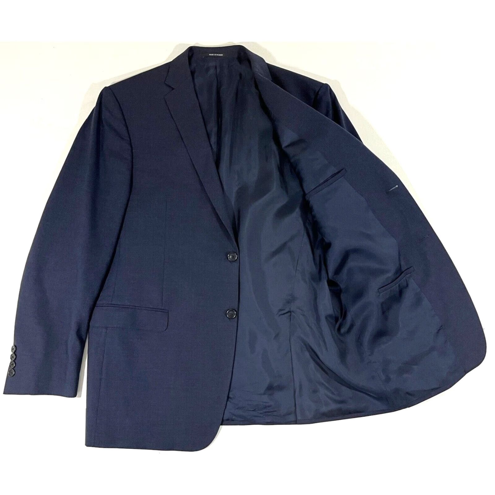 Ermenegildo Zegna Ermenegildo Zegna Z Zegna Wool Suit Jacket Navy 44R Regular Men's Jacket Two-Button Navy Z Zegna 54R US 44R Vintage/Classic Men’s Suit Jacket Size 42R - 3 Thumbnail