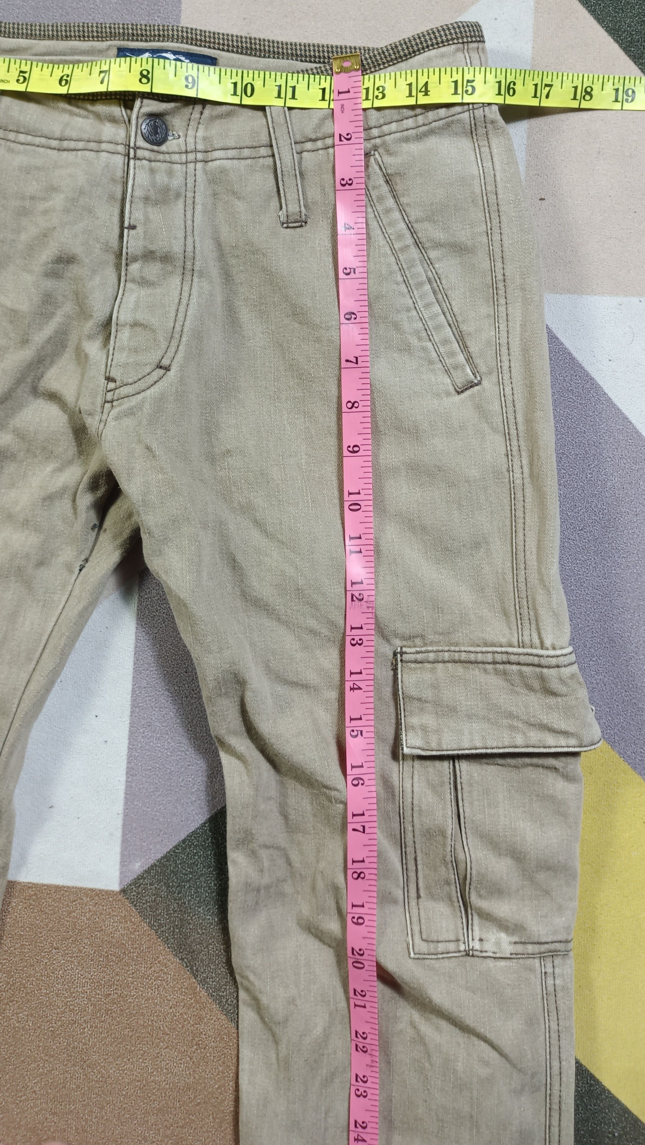 Other UK SizeNext Cargo Pants Button Graphic Design Made In UK Size US 31 - 20 Thumbnail