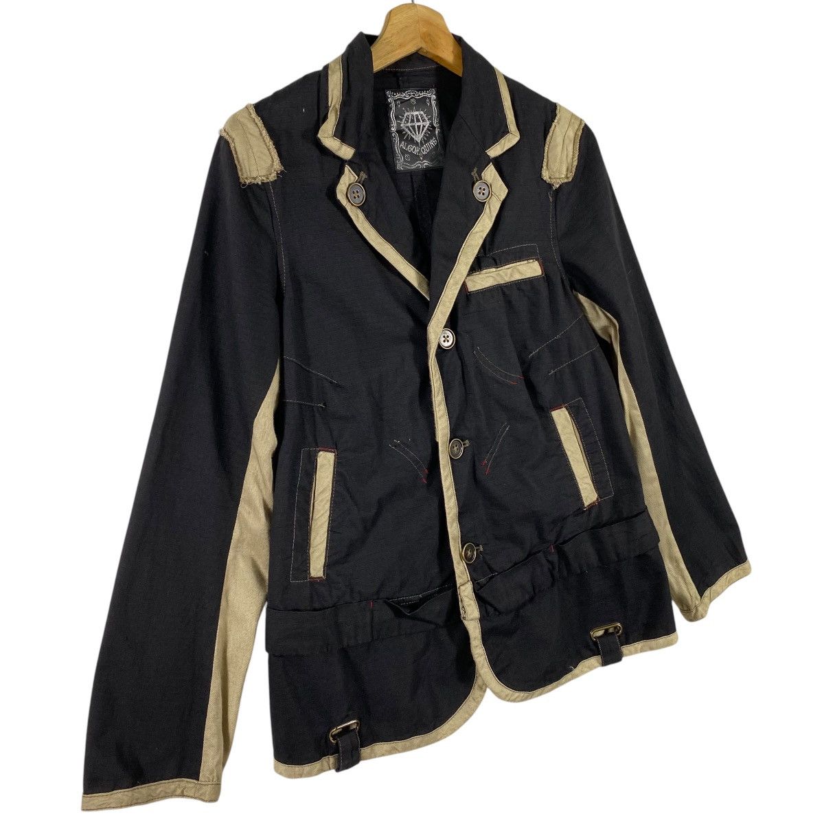 If Six Was Nine × Japanese Brand × Le Grande Bleu (L.G.B.) Vintage Algon Quins Button Jacket F Size But To Fit M Size Size US M / EU 48-50 / 2 - 3 Thumbnail