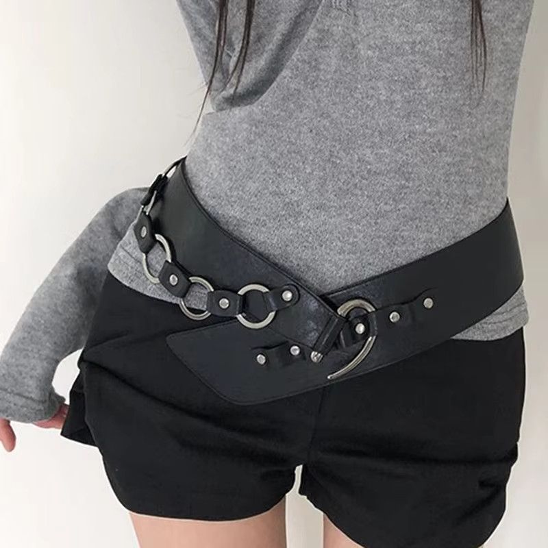 Japanese Brand Korean Style Aesthetic Sashes Casual Grunge Belts Y2k Size ONE SIZE - 1 Thumbnail