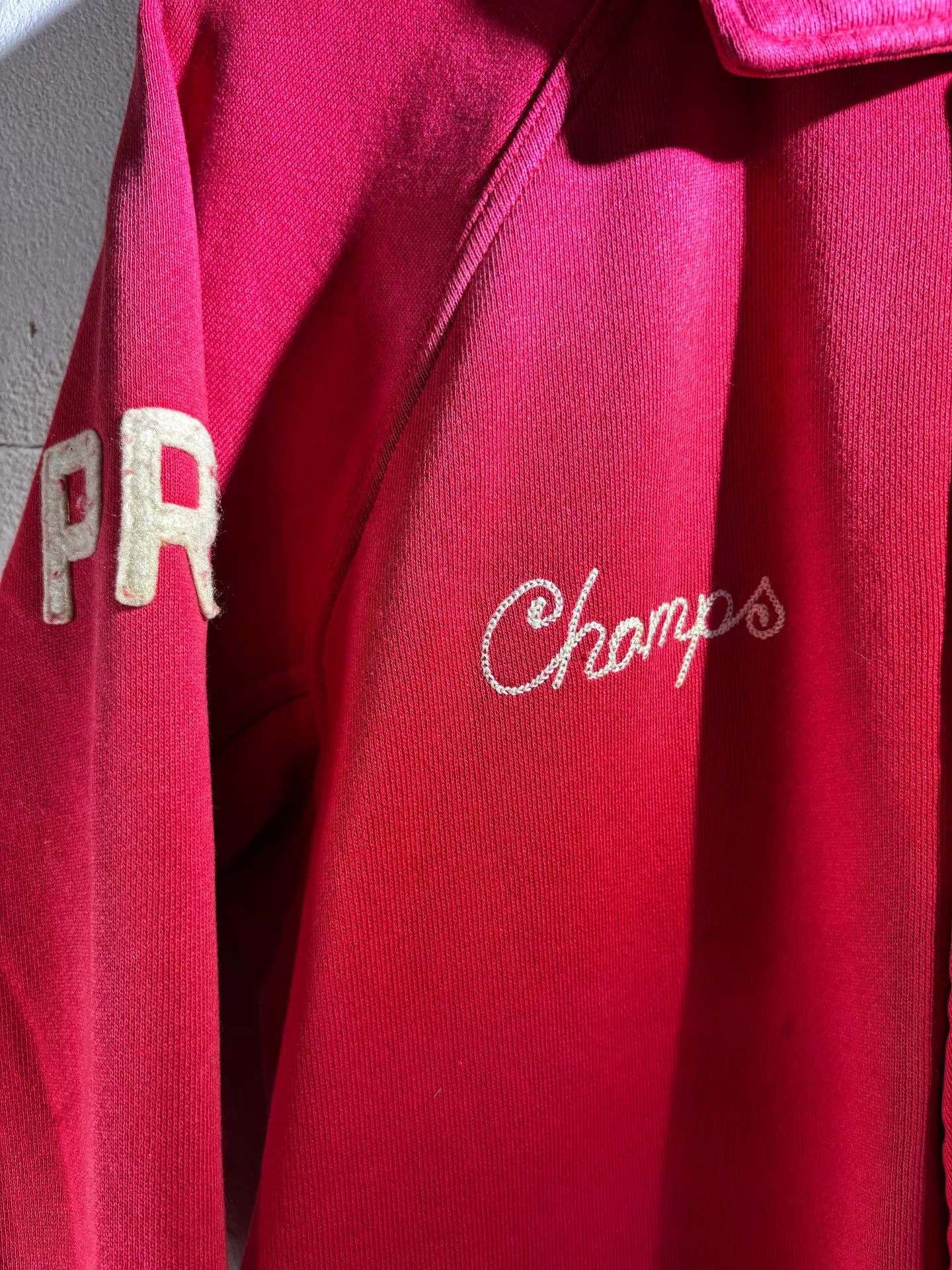 Polo Ralph Lauren RL Polo Rugby Raglan Jacket (L) 90’s Calfskin Pockets Size US L / EU 52-54 / 3 - 5 Thumbnail