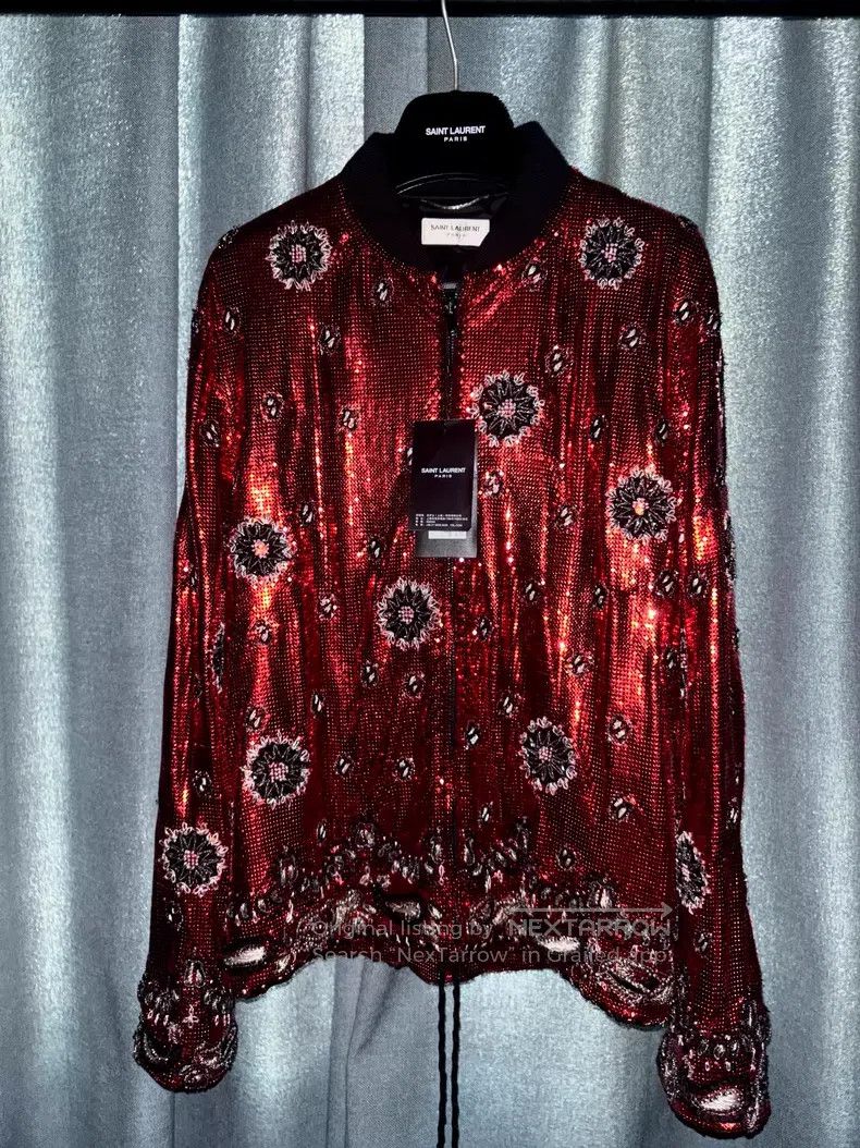 Saint Laurent Paris Saint Laurent Paris Crimson Metal Chainmail i Size US M / EU 48-50 / 2 - 1 Thumbnail