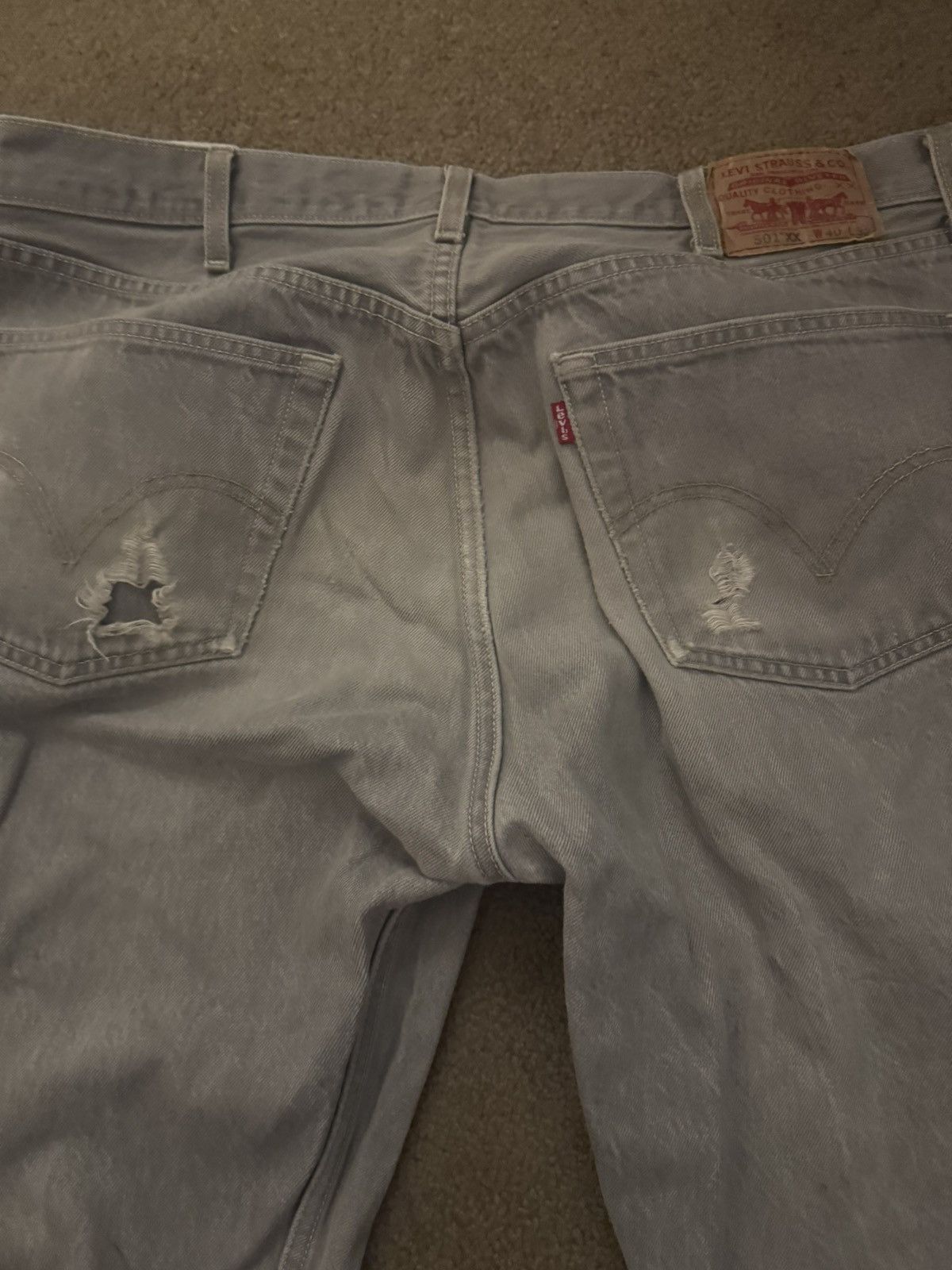 Levi's Levi’s 501-XX beige jeans Size US 38 / EU 54 - 3 Thumbnail