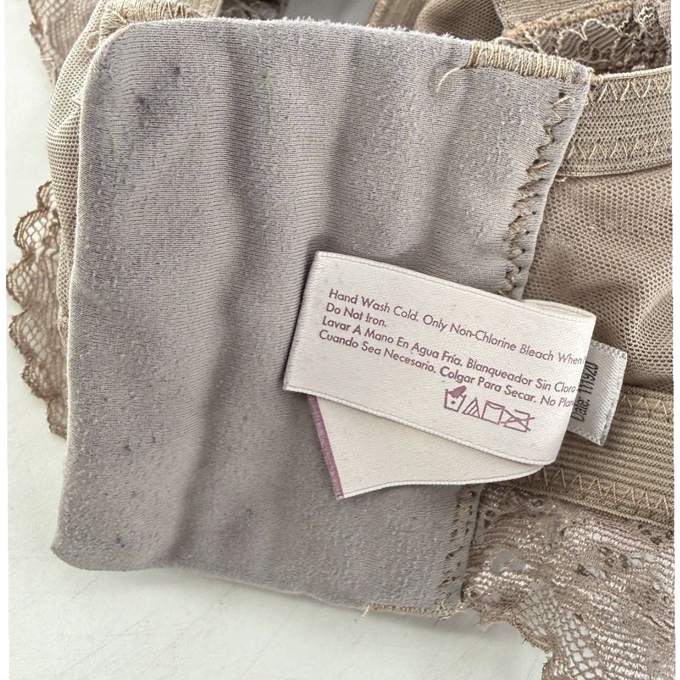 Vintage Secret Treasures Brown Taupe Lace Wireless Unpadded Bralette Bra Sz 4x See Photo Bralette Women Plus Wireless Bra Lace Bra See Photo Size ONE SIZE - 6 Thumbnail