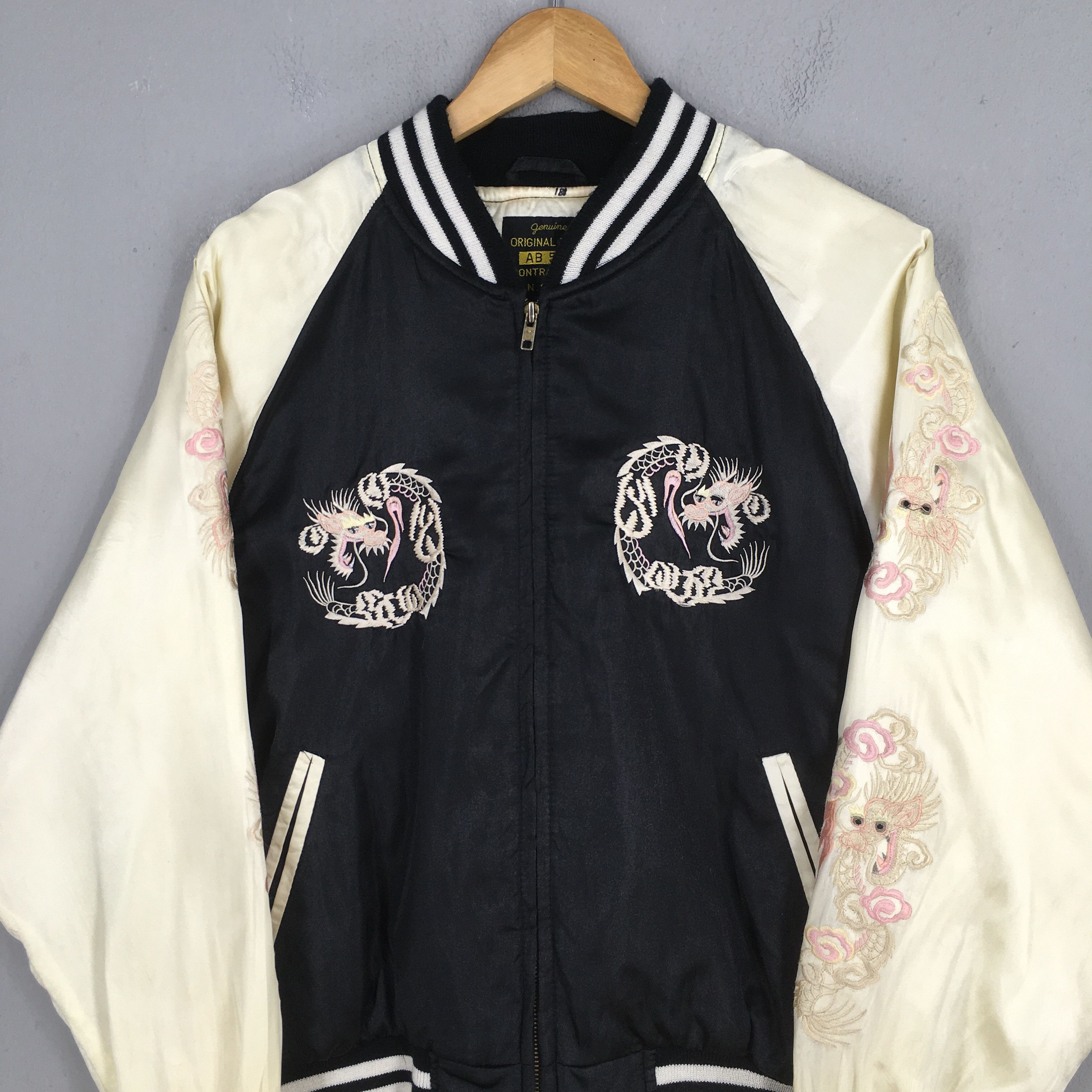 Japanese Brand Vintage 1980s Sukajan Japan Dragon Souvenir Jacket M Size US M / EU 48-50 / 2 - 2 Thumbnail