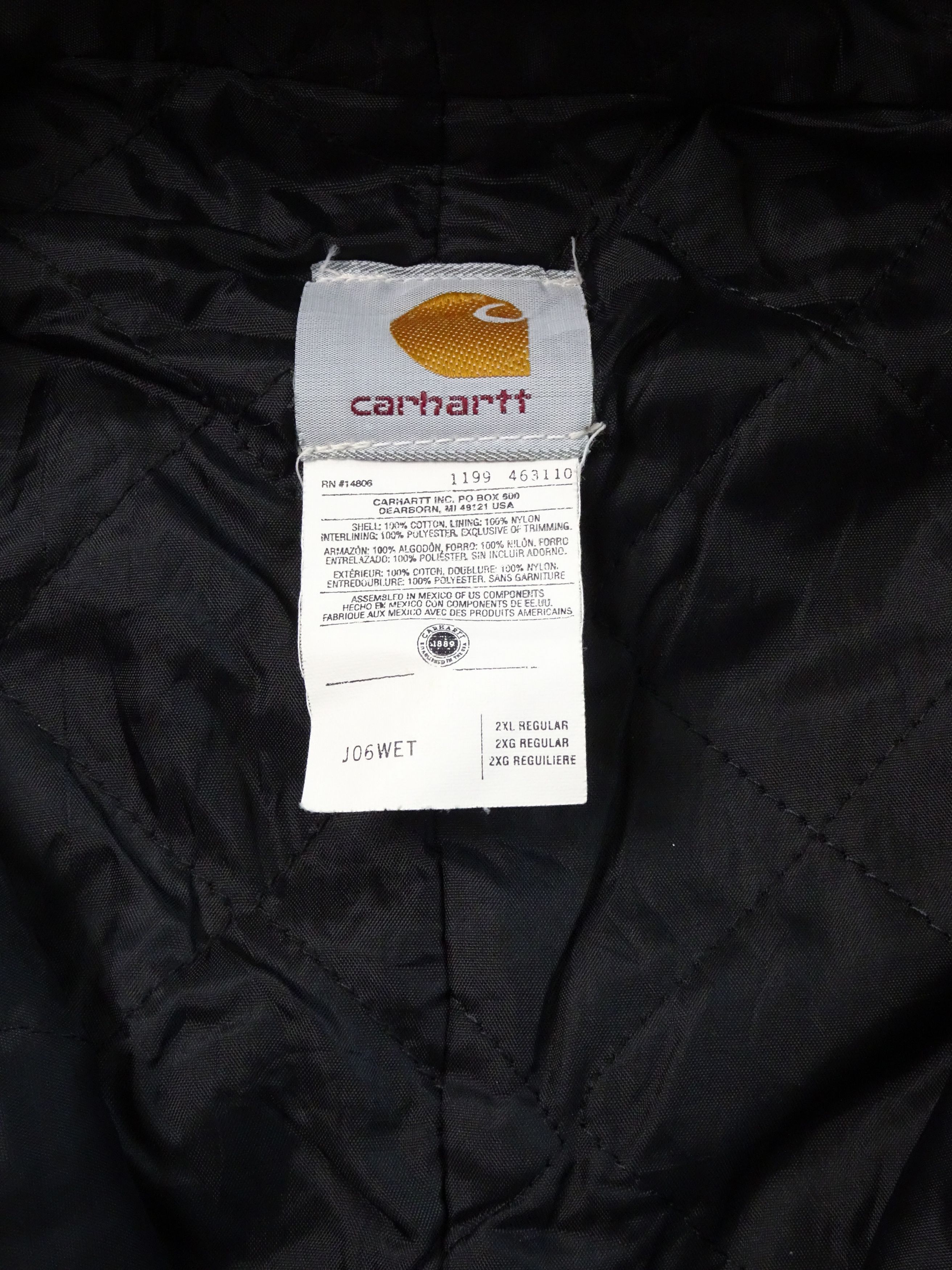 Carhartt Vintage 90s Carhartt J06 Beige Active Workwear Jacket Size US XXL / EU 58 / 5 - 4 Thumbnail